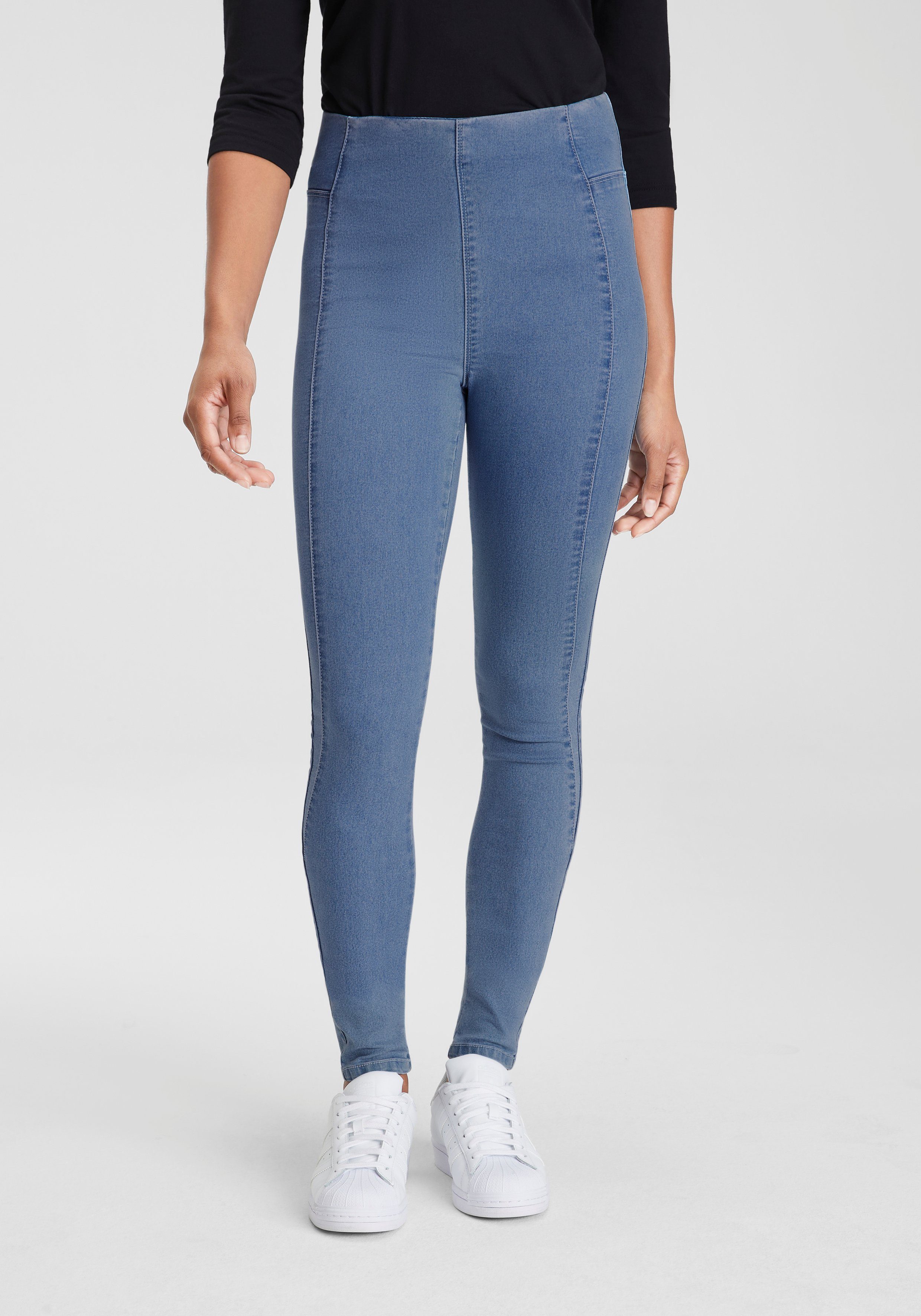 Arizona Jeggings extra-strak gesneden pasvorm, hoge taille