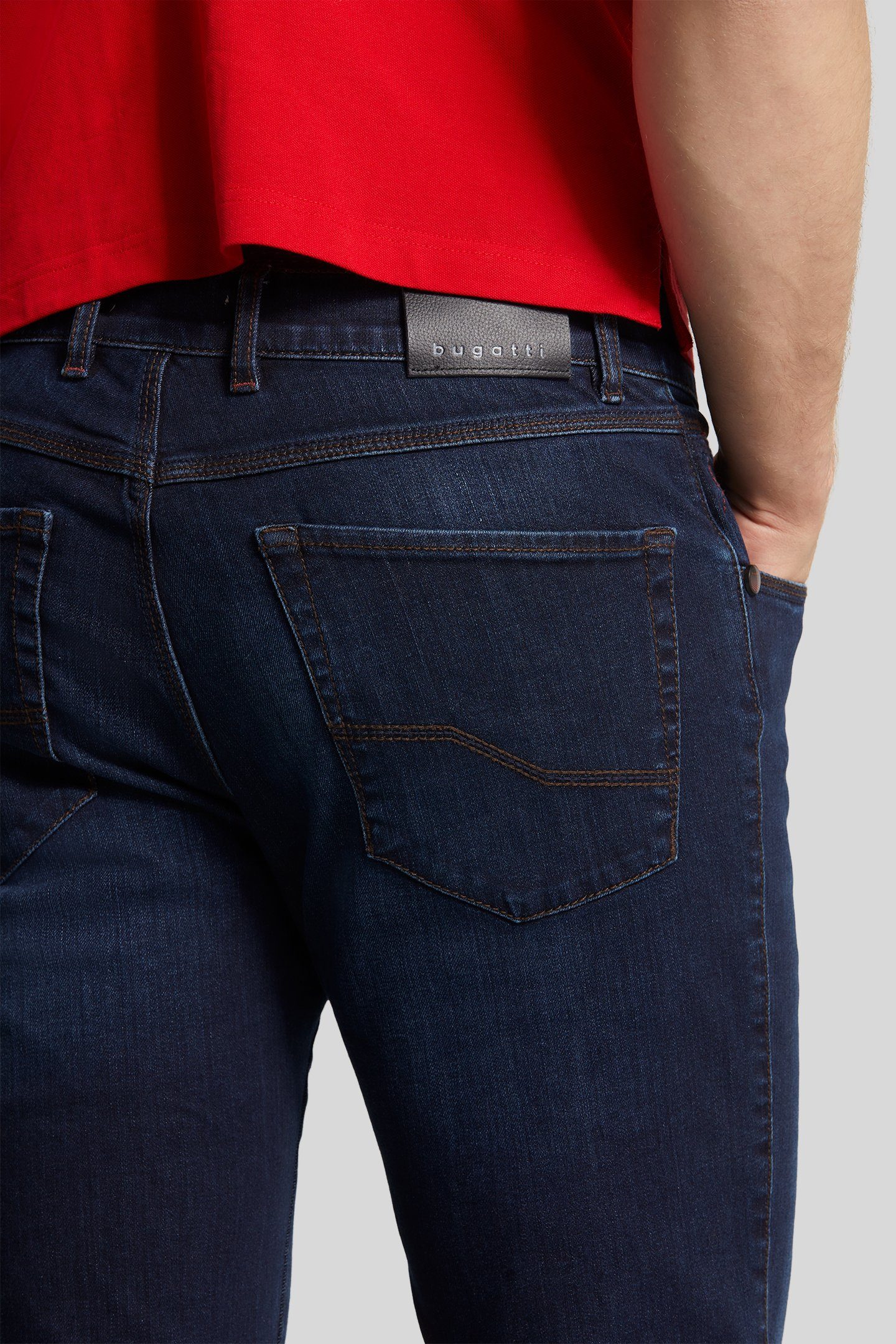 Bugatti 5-pocket jeans met power stretch