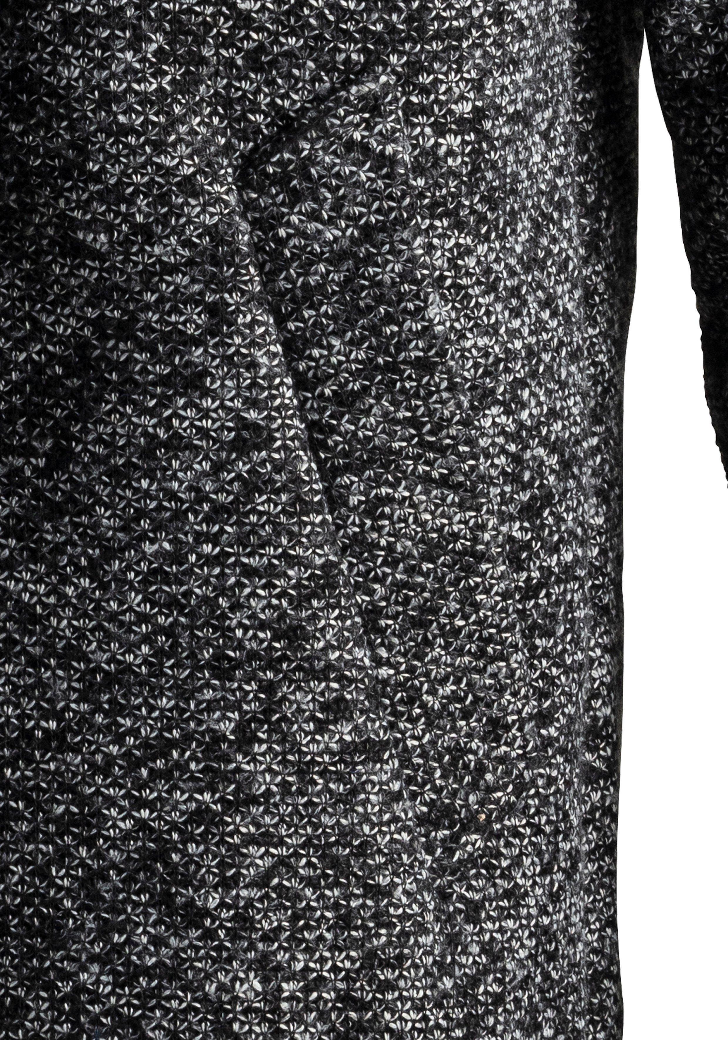 John Devin Gebreide jas in tweed-look