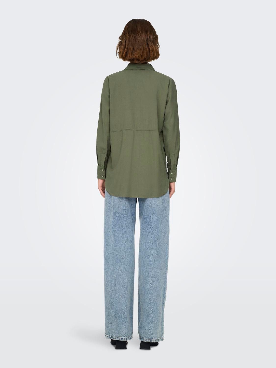 JDY Overhemdblouse JDYOLLI L/S LONG SHIRT WVN NOOS