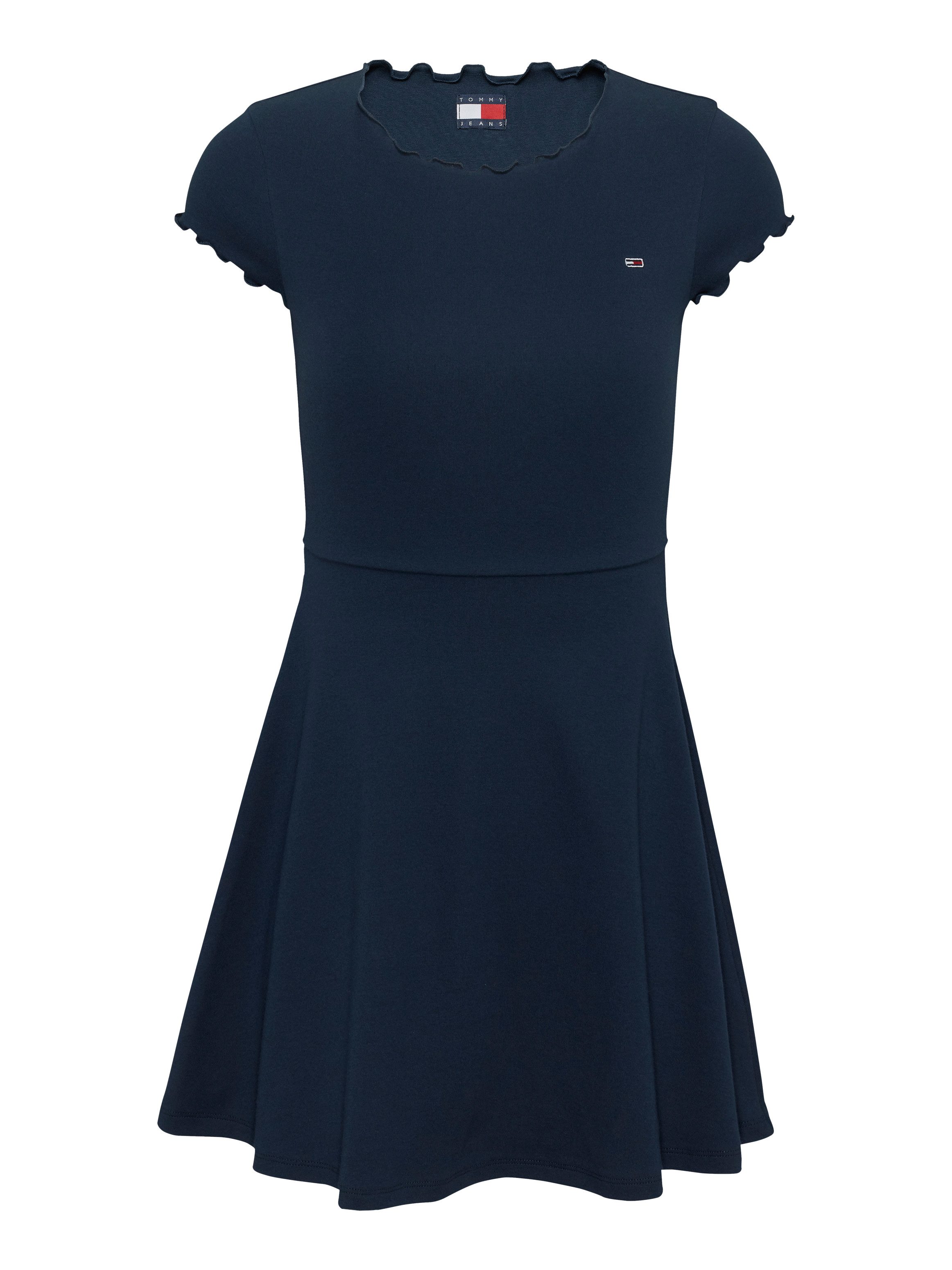 Tommy Jeans Curve Skaterjurk TJW BABYLOCK F&F DRESS EXT in grote maten, fit & flare vorm