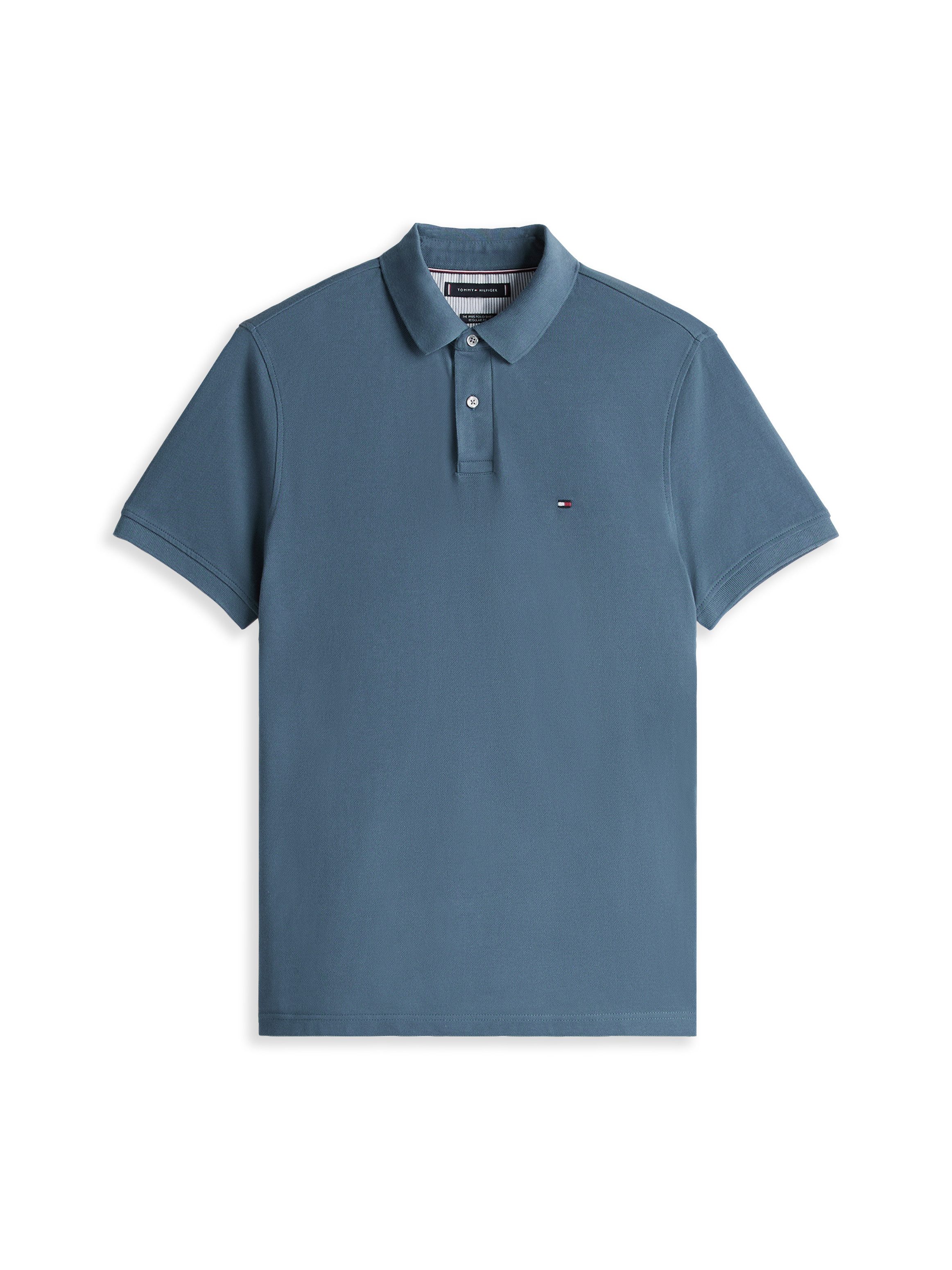 Tommy Hilfiger Poloshirt 1985 REGULAR POLO met contraststrepen en knoopsluiting