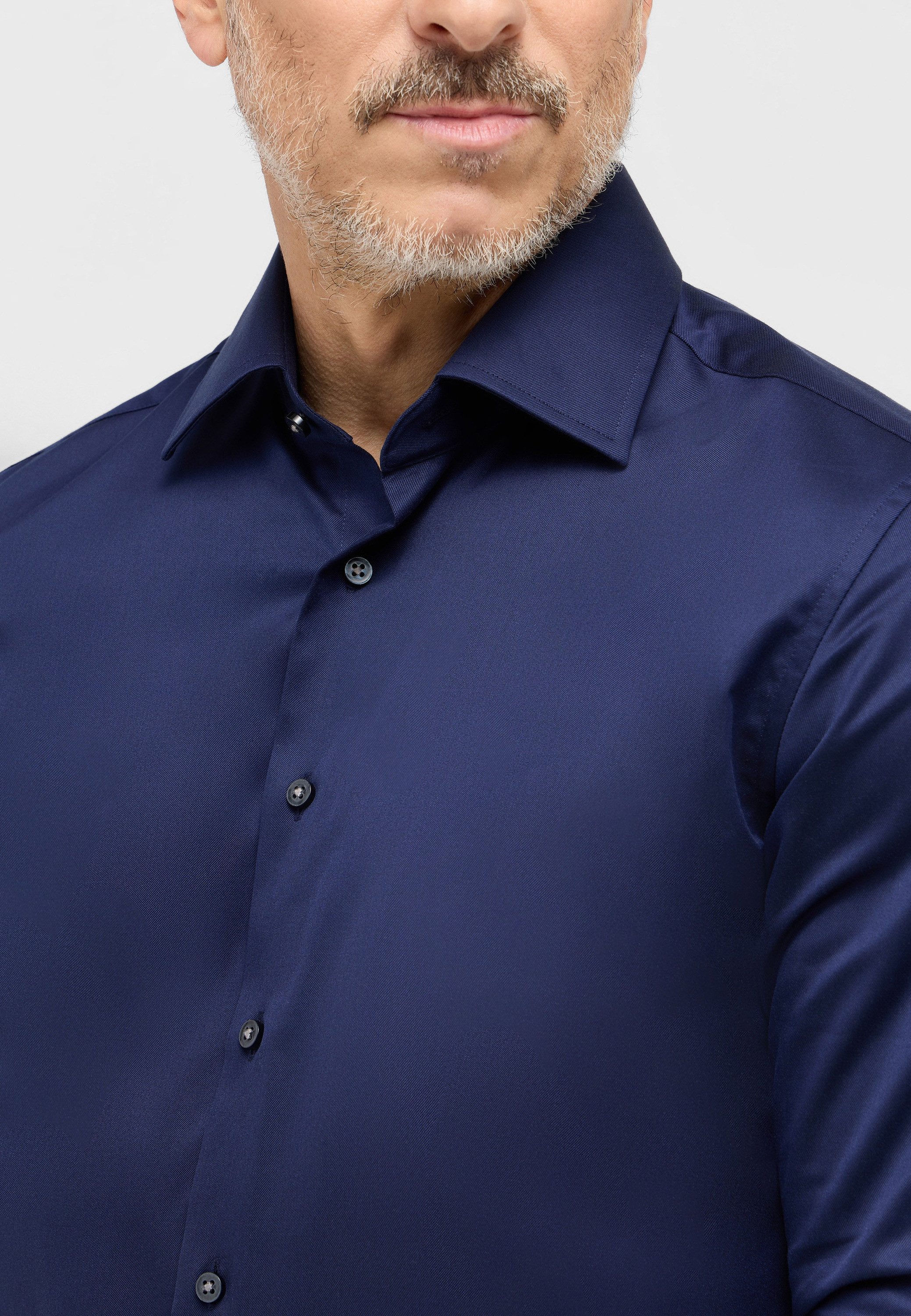 Eterna Overhemd met lange mouwen Slim fit NON IRON (strijkvrij)