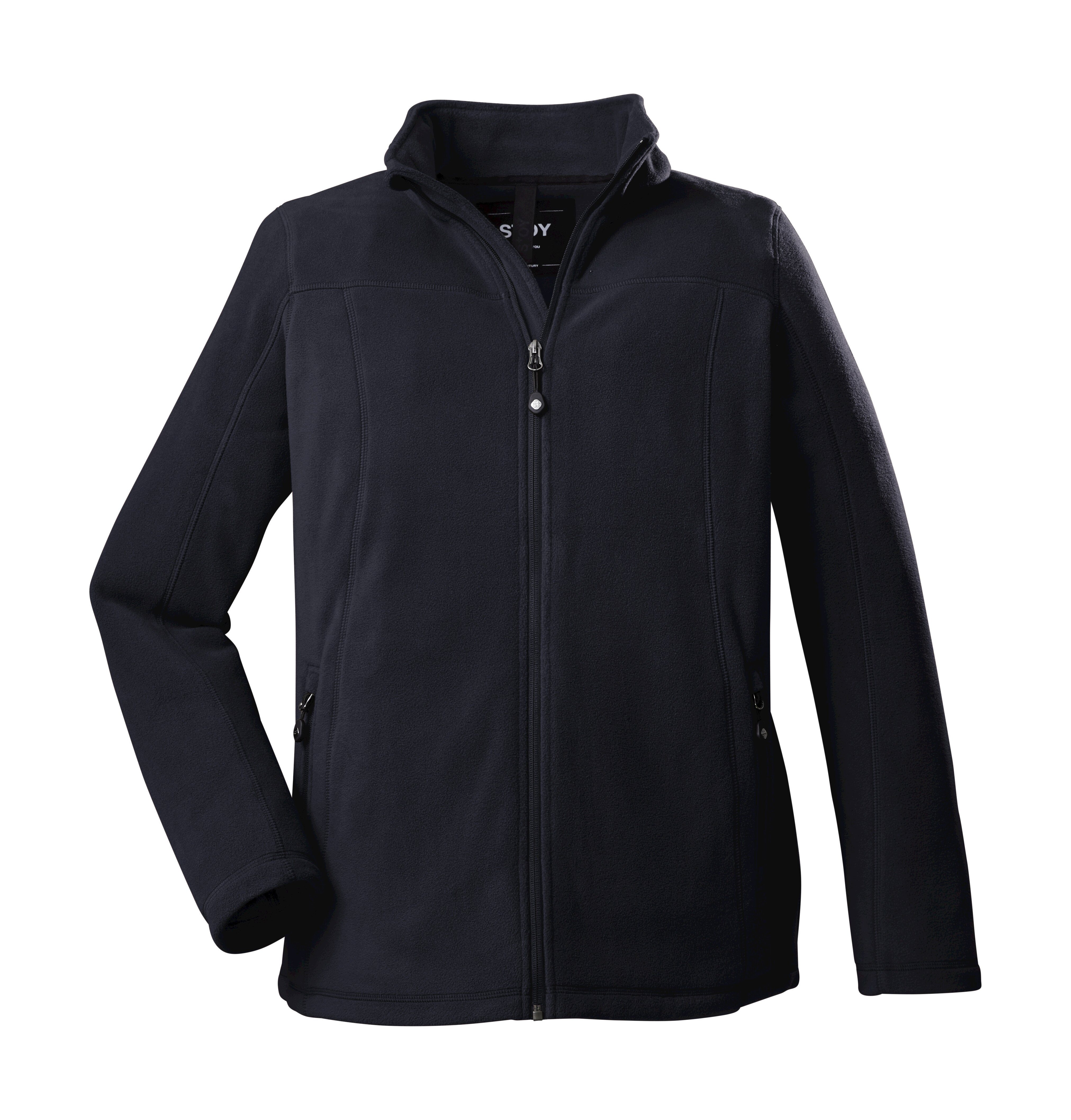 STOY Fleecejack STW 9 WMN FLC JCKT Lichte fleecejas, 2-weg rits, kinbescherming, verstelbare zoom