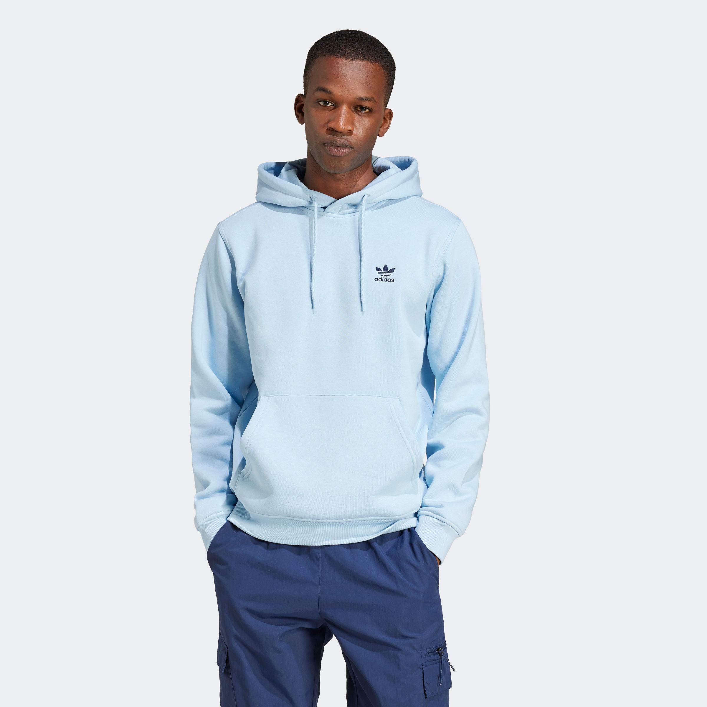 adidas Originals Hoodie ESS HD Basic hoodie, capuchonpullover met logo heren hoodies maat S blauw