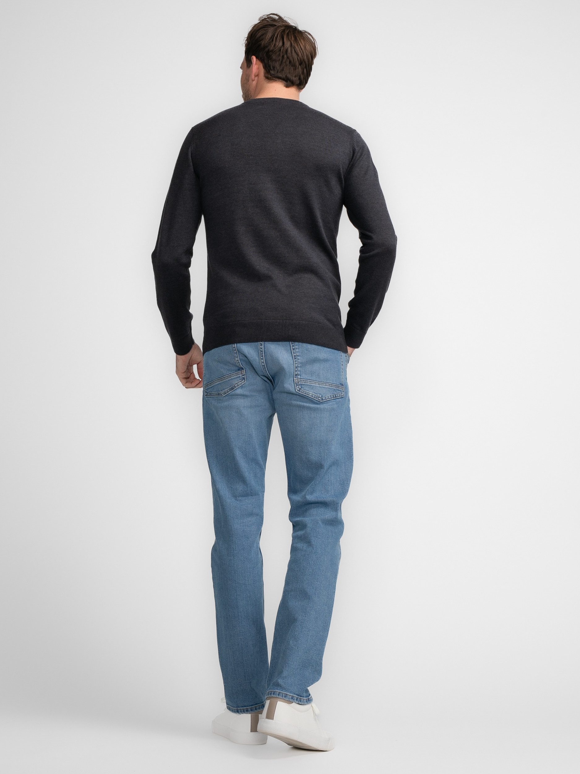 Petrol Industries Trui met V-hals Men Knitwear V-Neck Basic