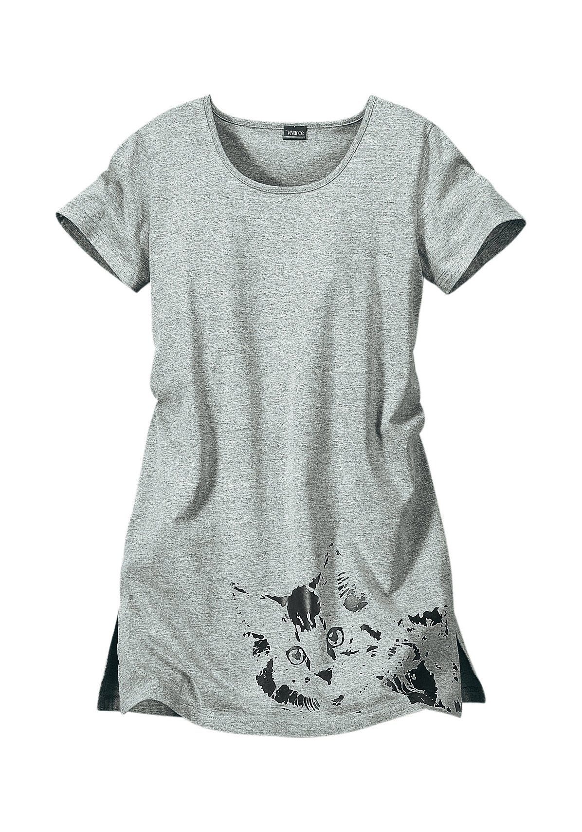 Vivance Dreams Nachthemd met poezenprint (Set van 2)