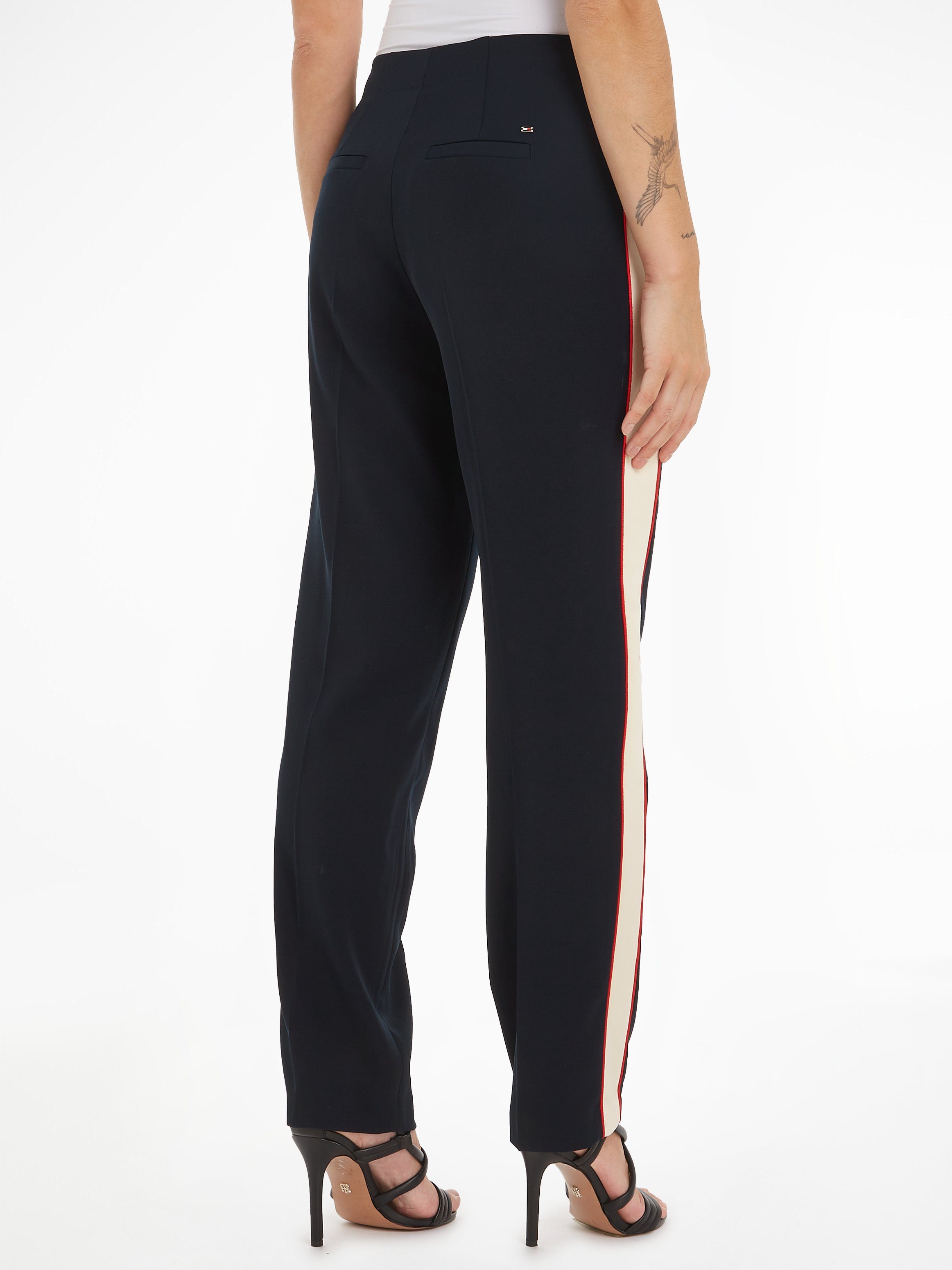 Tommy Hilfiger Geweven broek COLOR BLOCK SLIM STRAIGHT PANT