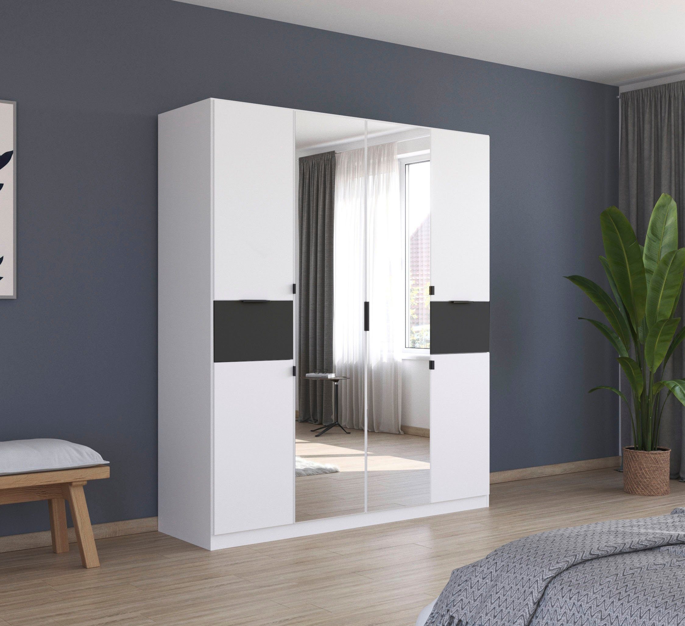 rauch Draaideurkast Kledingkast kast garderobe waskast TICAO met 2 ruime lades, veel opbergruimte made in germany