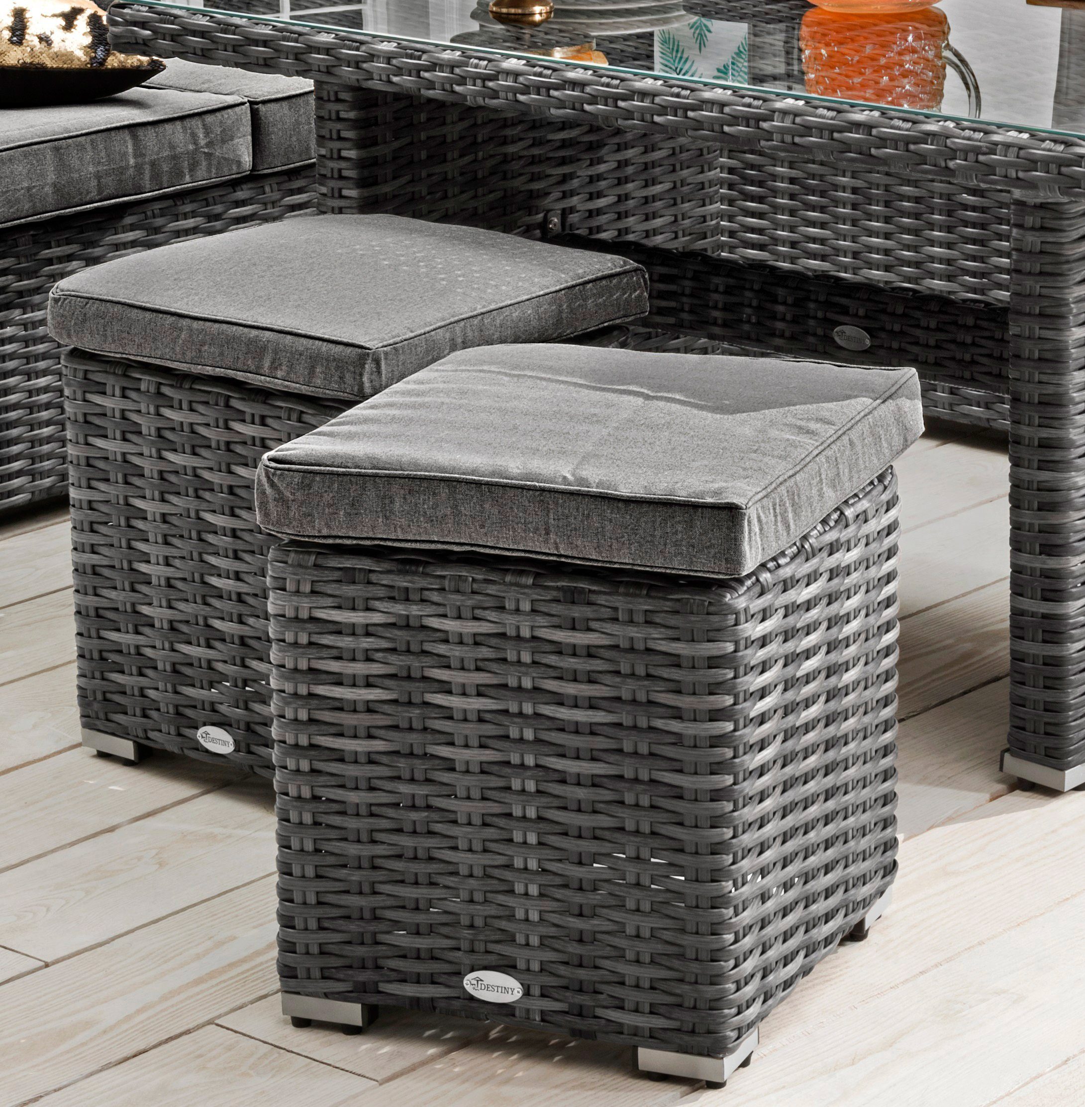 Destiny Tuinset Santa Ponsa Aluminium, polyrotan (set, 20-delig)