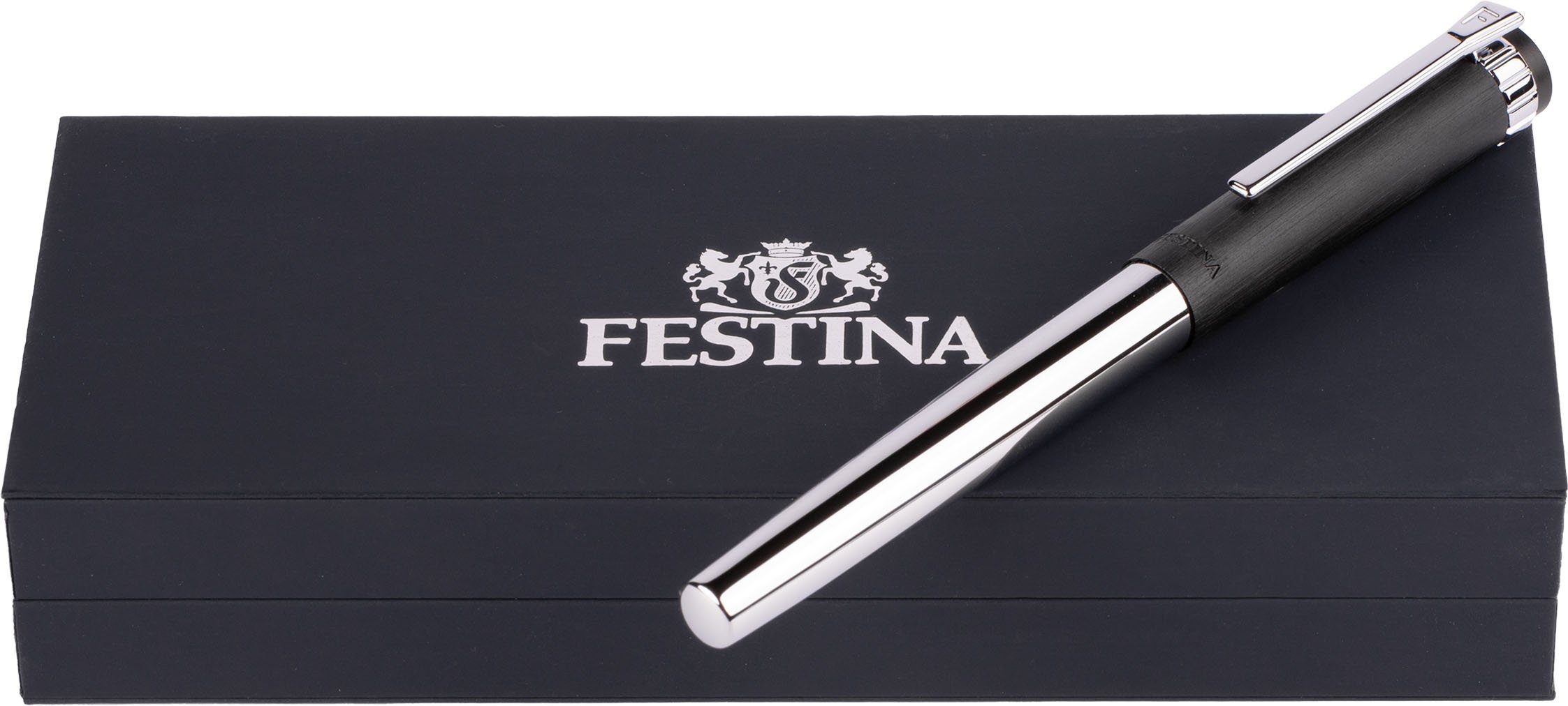 Festina Balpen Prestige, FWS4107/A inclusief etui, cadeau-idee, verwisselbare vulling, draaimechanisme, dames, heren