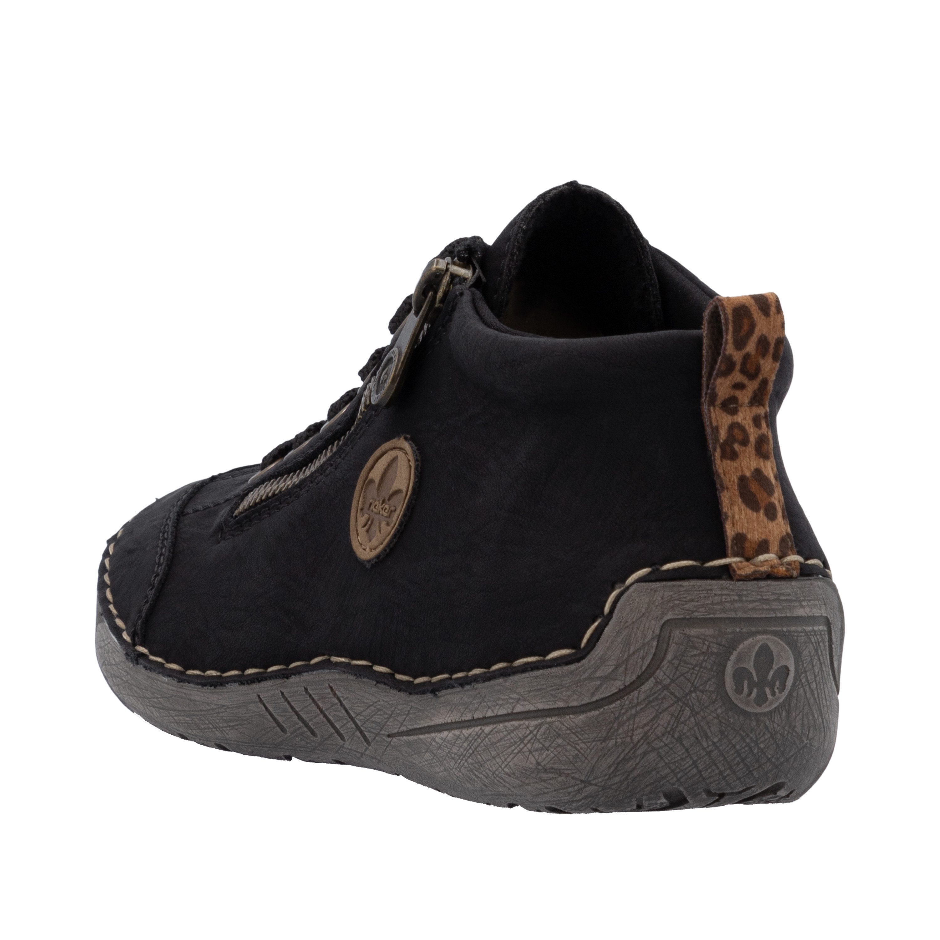Rieker Veterschoenen sneakers, veterschoenen, outdoorschoenen met ritssluiting