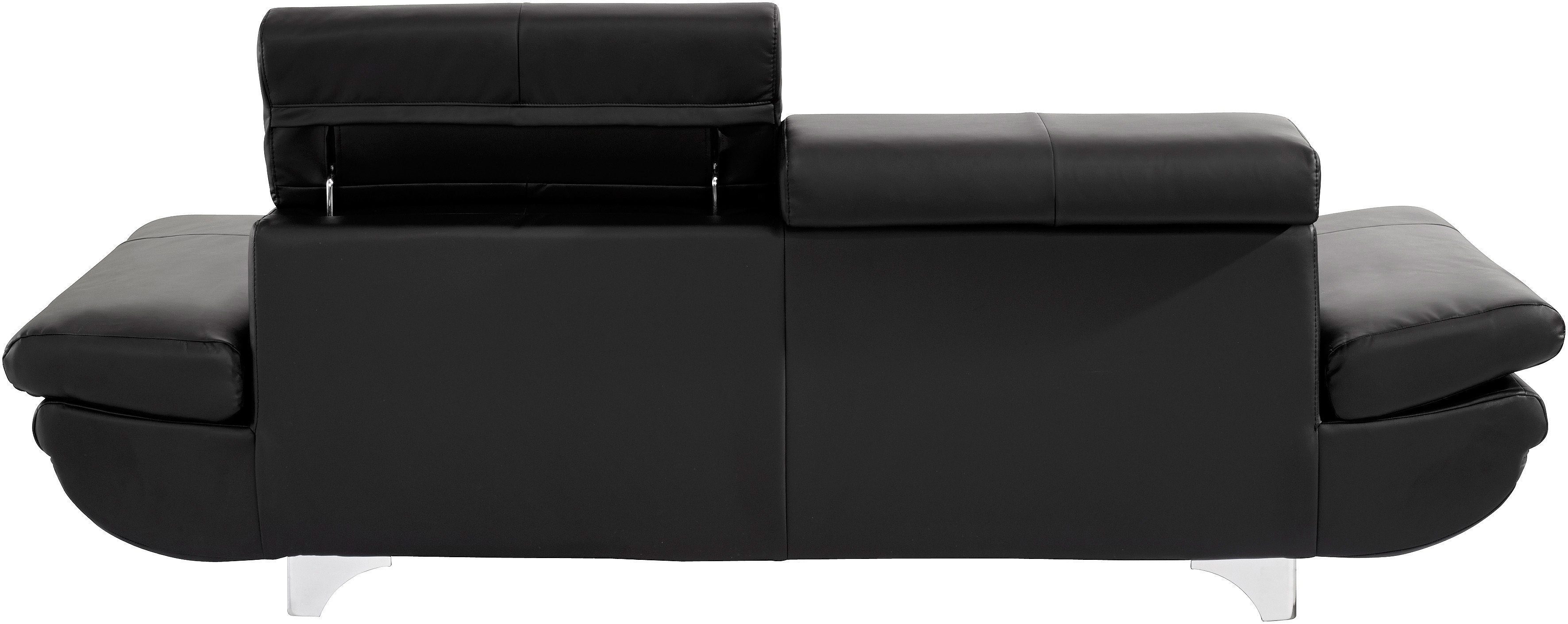 COTTA Zithoek Enterprise Set: bestaand uit 3-zitsbank en hocker, met een verstelbare rugleuning (set)