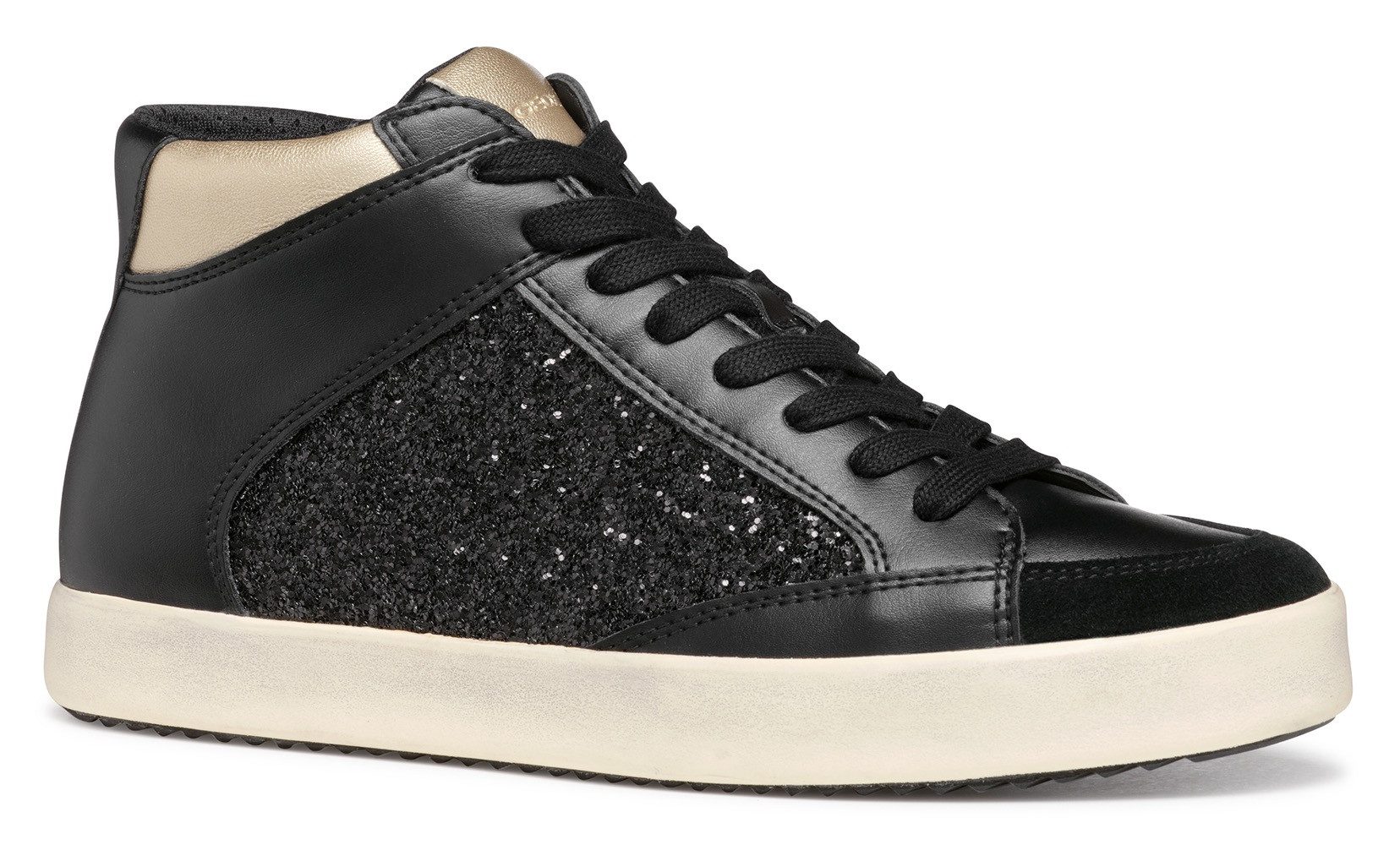 Geox Sneakers D BLOMIEE H High top sneaker veterschoenen winterlaarzen met gepolsterde schacht