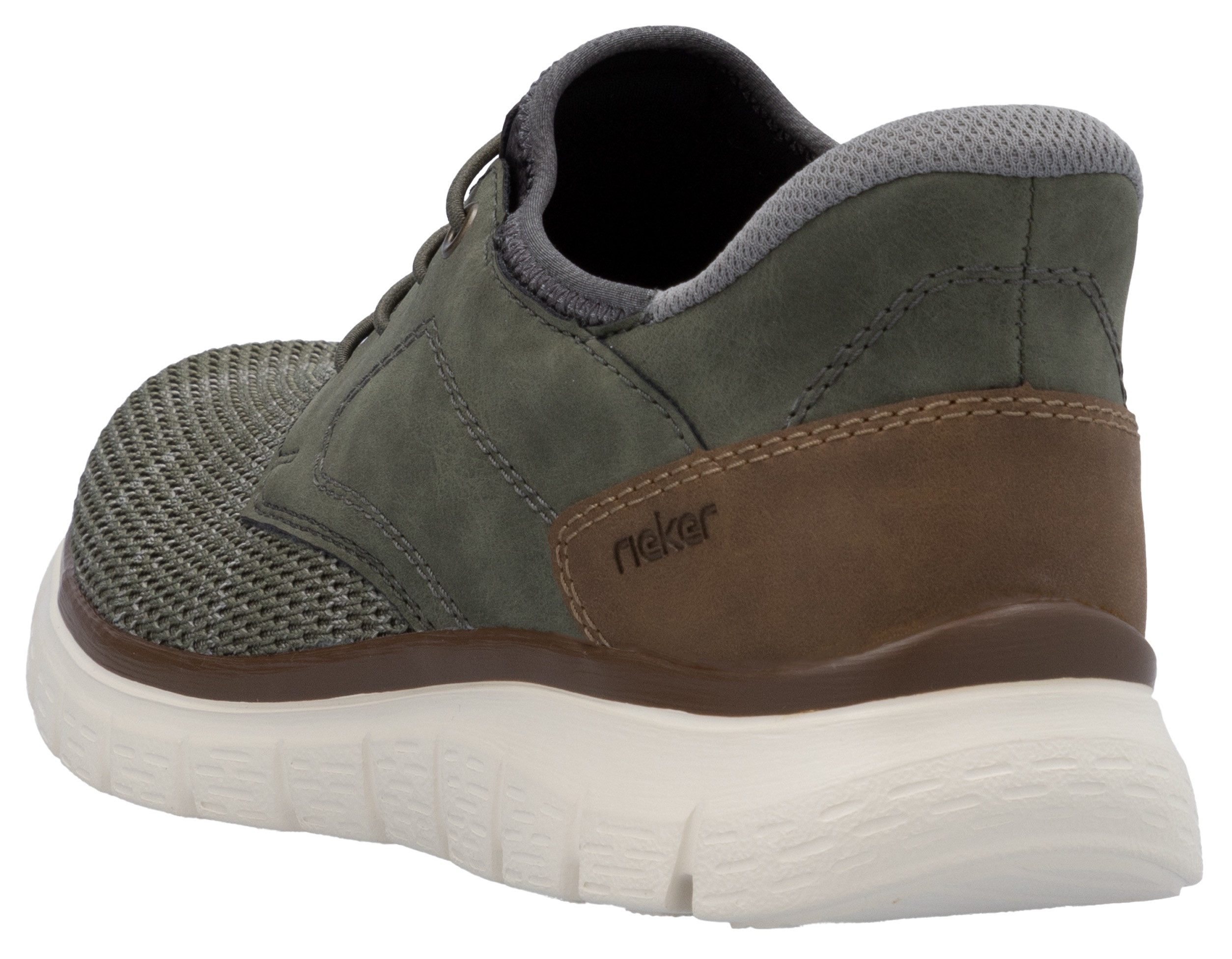 Rieker Slip-on sneakers , vrijetijdsschoen, lage schoen, instapschoen, gewatteerde hielafsluiting