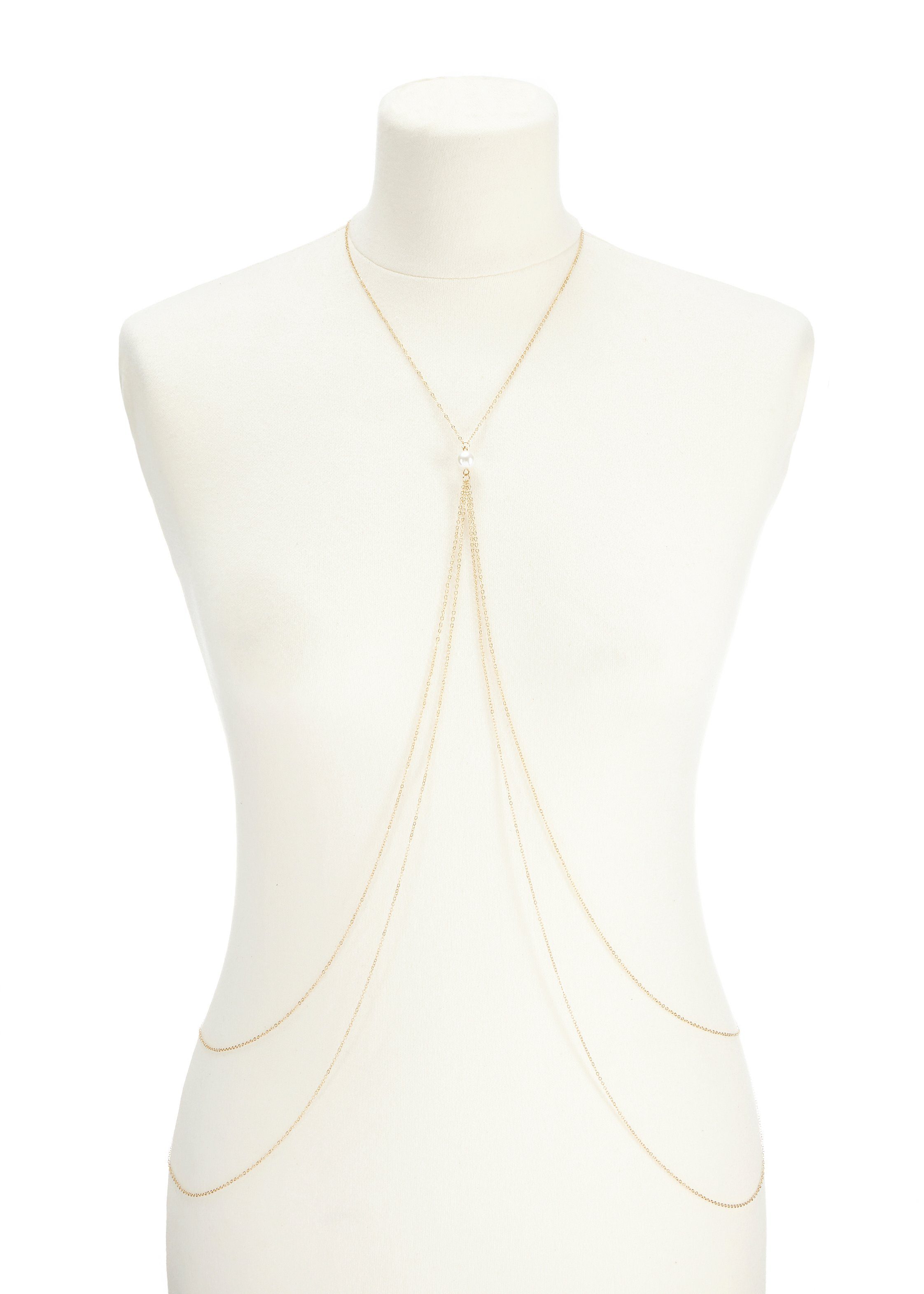 Lascana Buikketting Bodychain in kettinglook, lichaam ketting, taille ketting