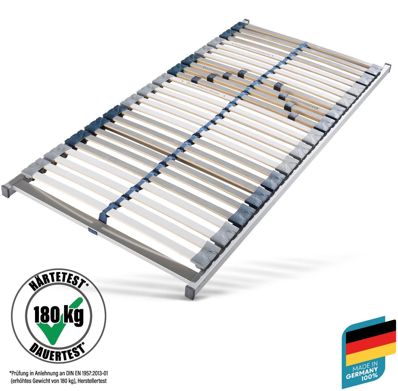 Beco Lattenbodem Perfekta 200 Lattenbodem in verschillende afmetingen, extra stabiele lattenbodem (1 stuk) lattenbodems maat 80 cm x 200 cm x 7 cm