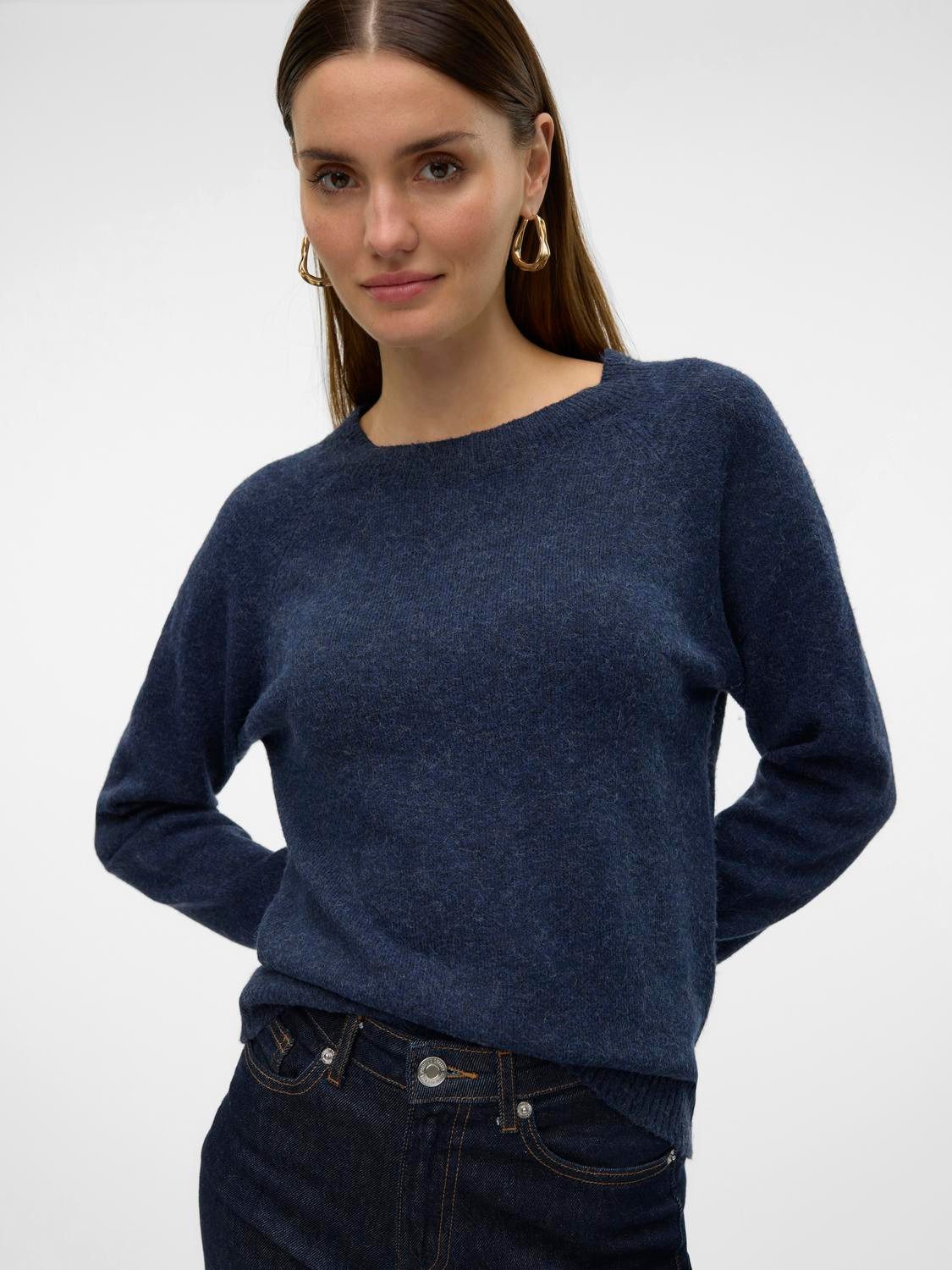Vero Moda Trui met ronde hals VMDOFFY LS O-NECK BLOUSE GA NOOS