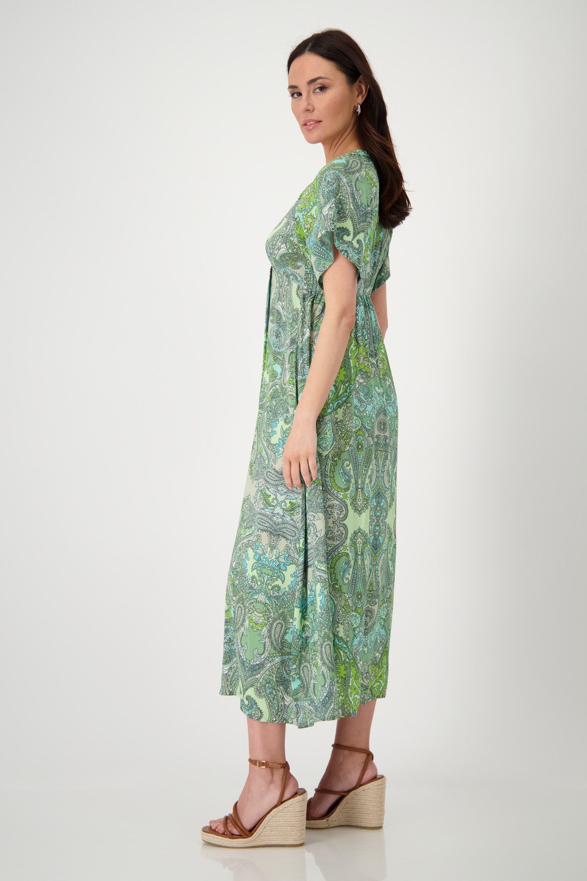 Monari Maxi-jurk met paisley patroon