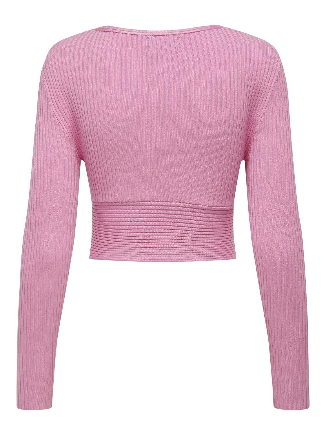Only Trui met V-hals ONLHONOR LS V-NECK CC KNT