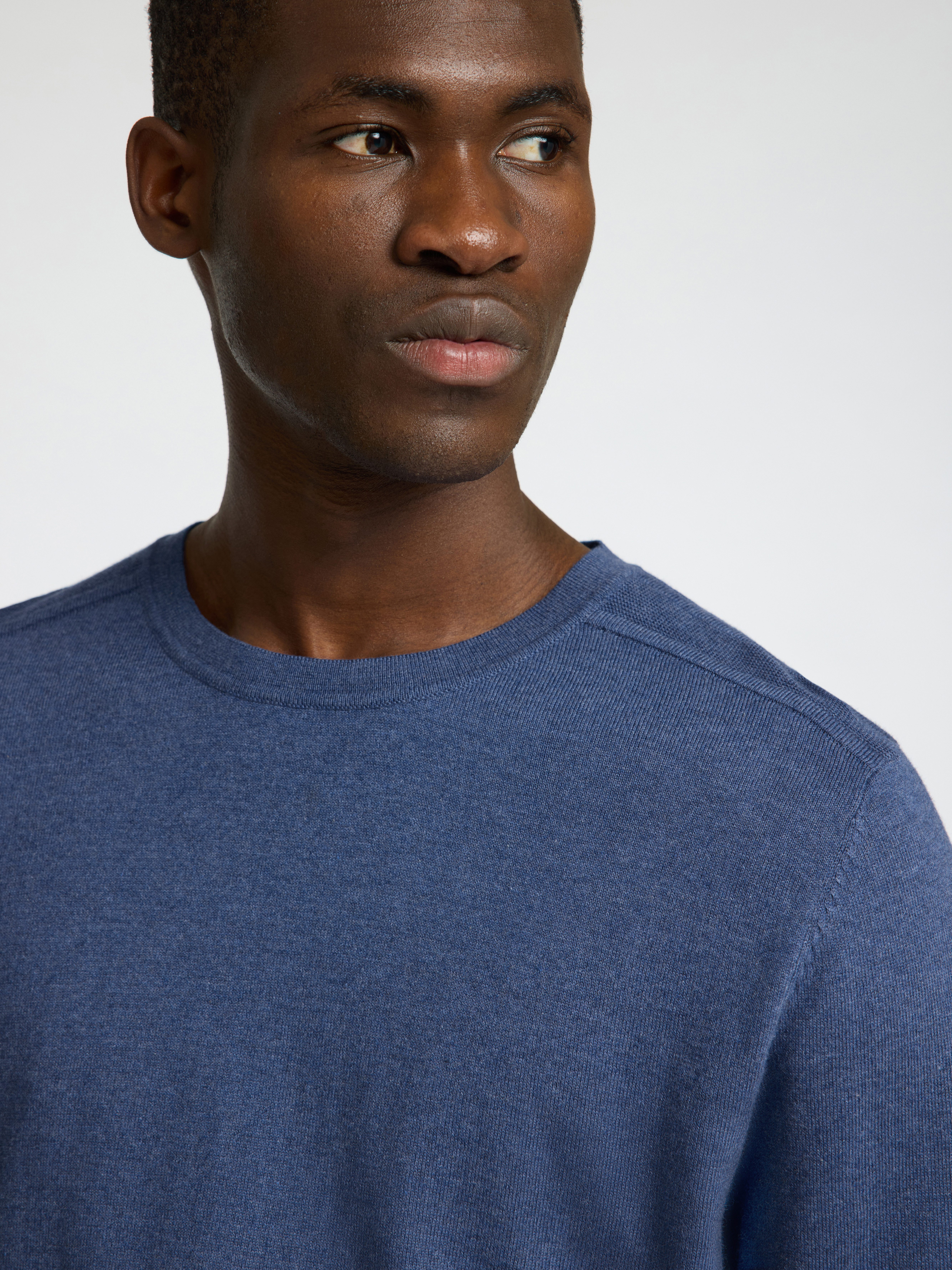 SELECTED HOMME Gebreide trui SLHBERG CREW NECK NOOS