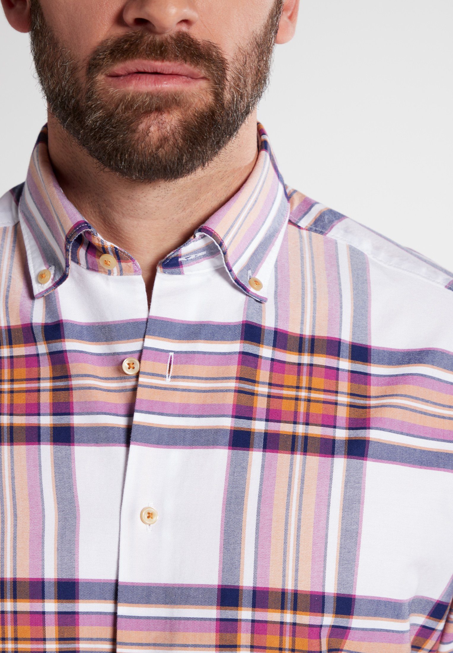 Eterna Overhemd met lange mouwen Regular fit EASY IRON (gemakkelijk te strijken)