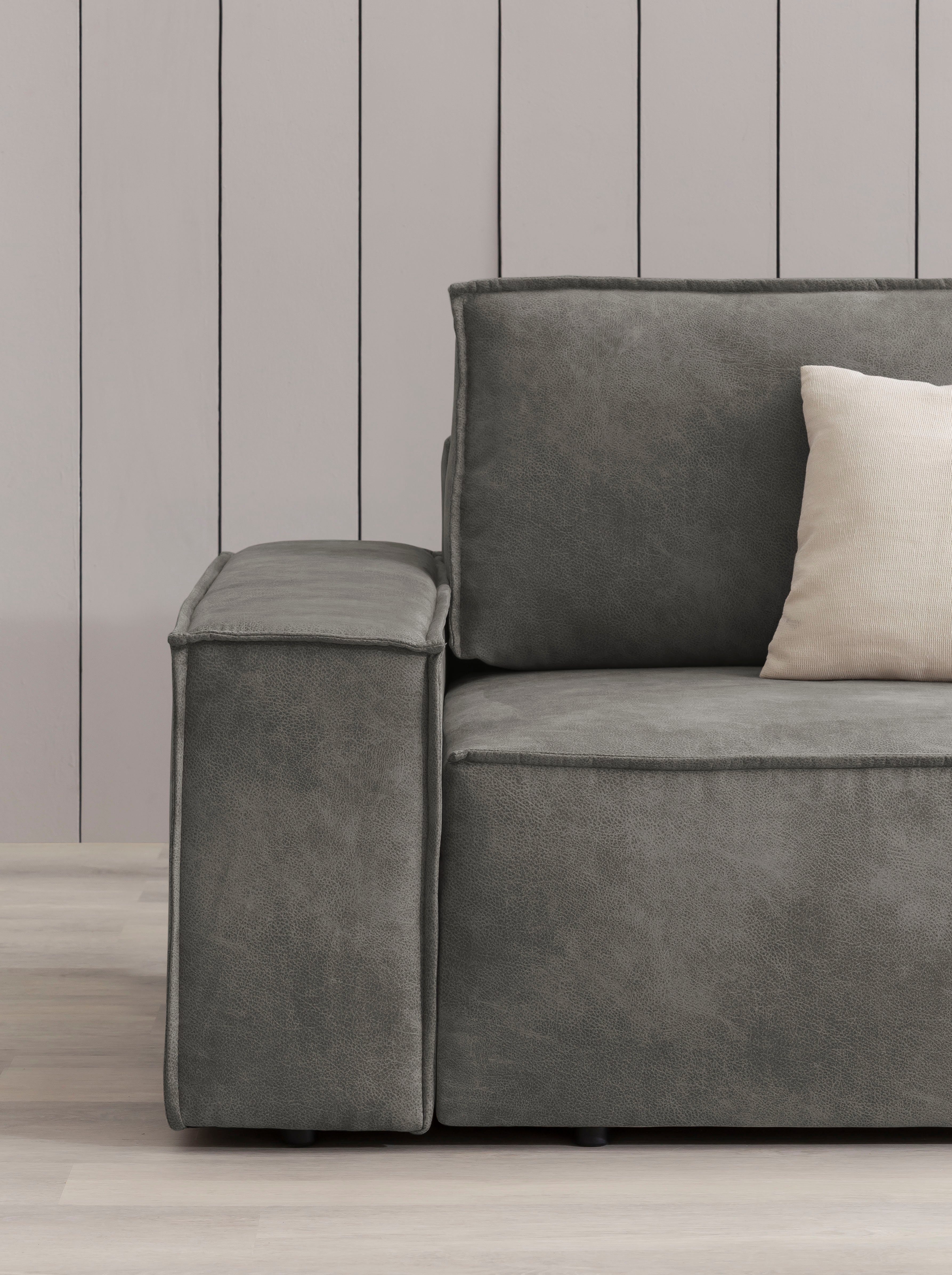 Home affaire Fauteuil Sherwood Loveseat en hocker als set, passend bij de bekleding-serie SHERWOOD