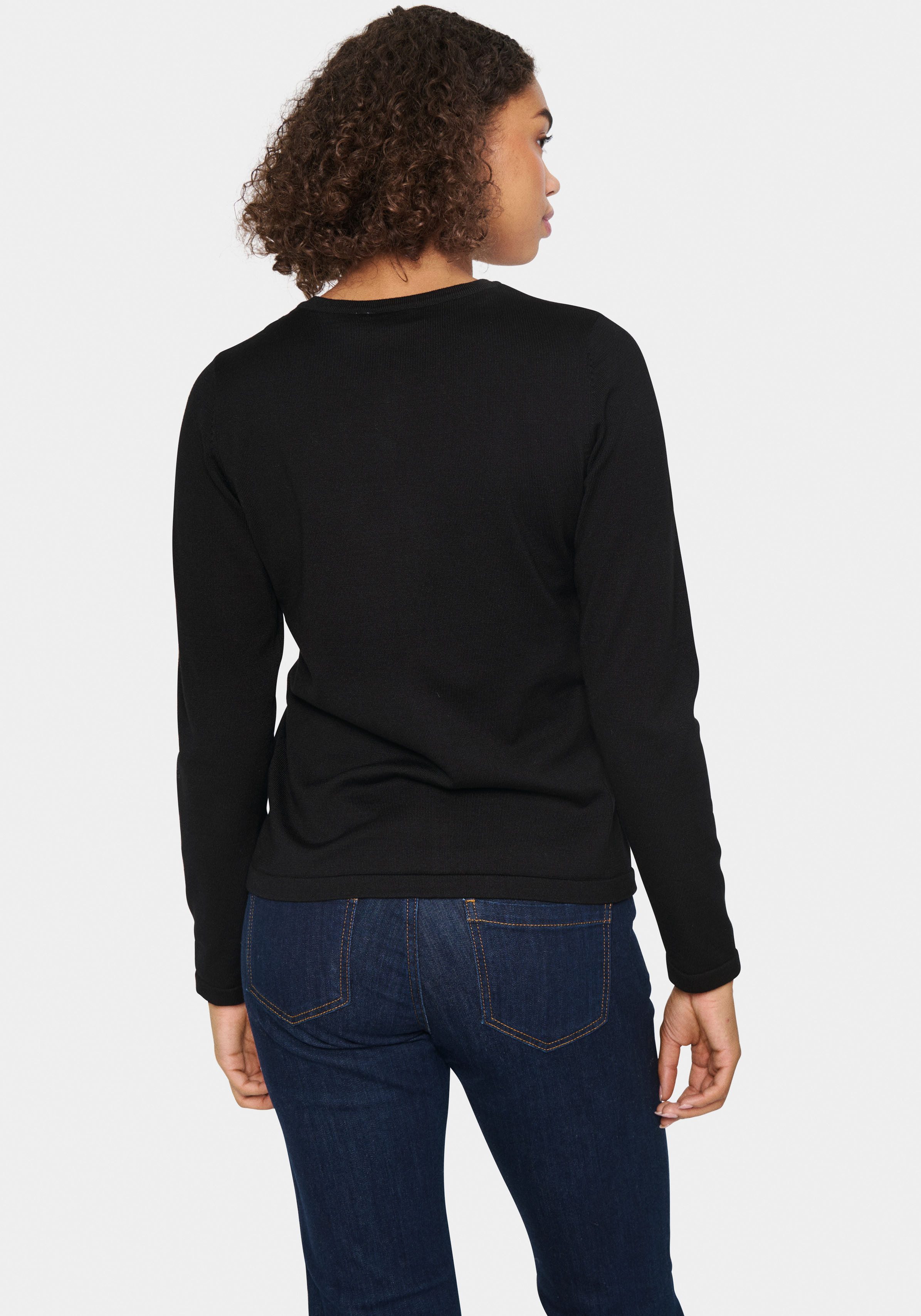 Saint Tropez Vest JemmaSZ Cardigan met decoratieve knopen