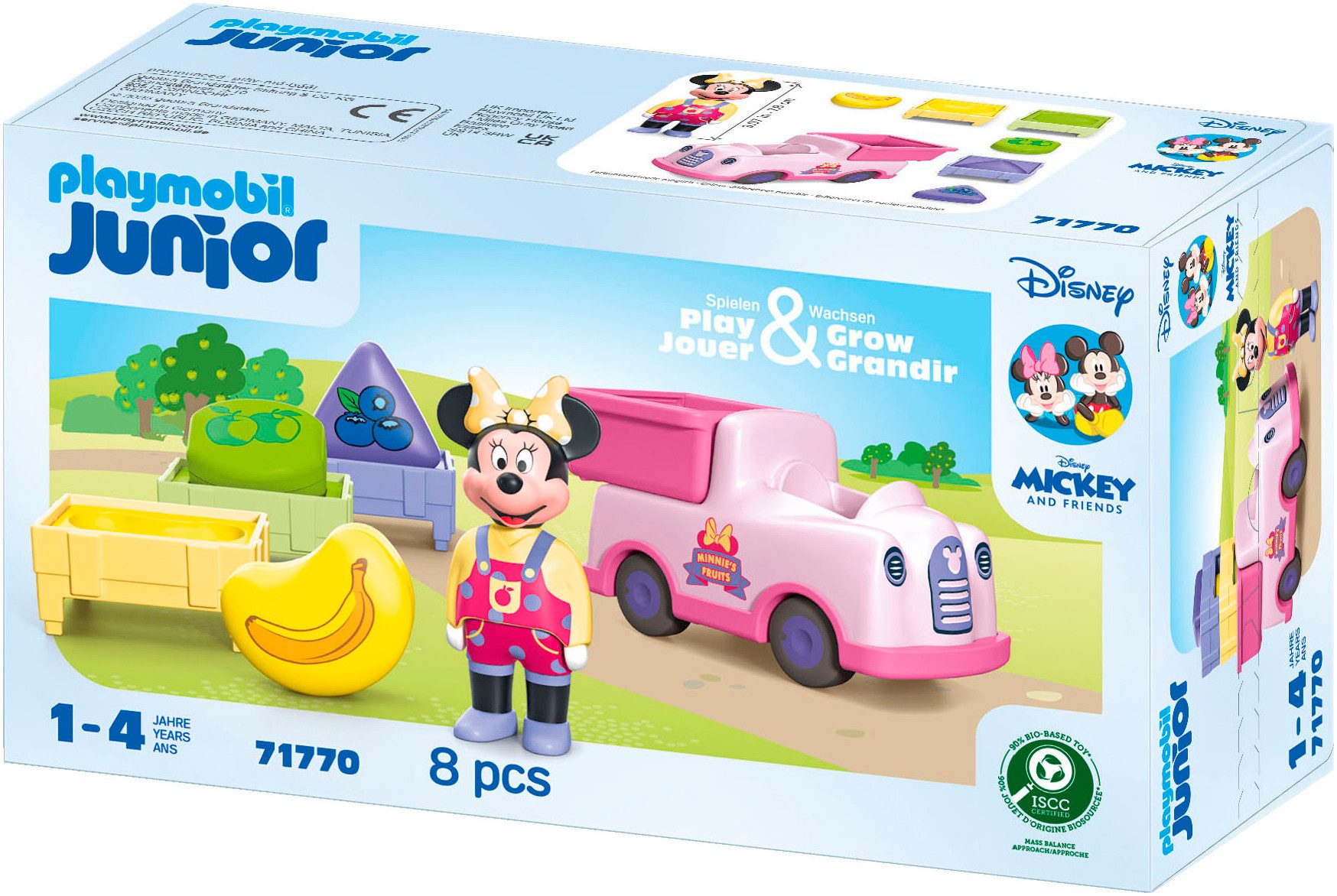 Playmobil® Constructie-speelset Minnie Maus' Obst-Transporter mit Sortierspaß (71770) JUNIOR & Disney (8-delig)