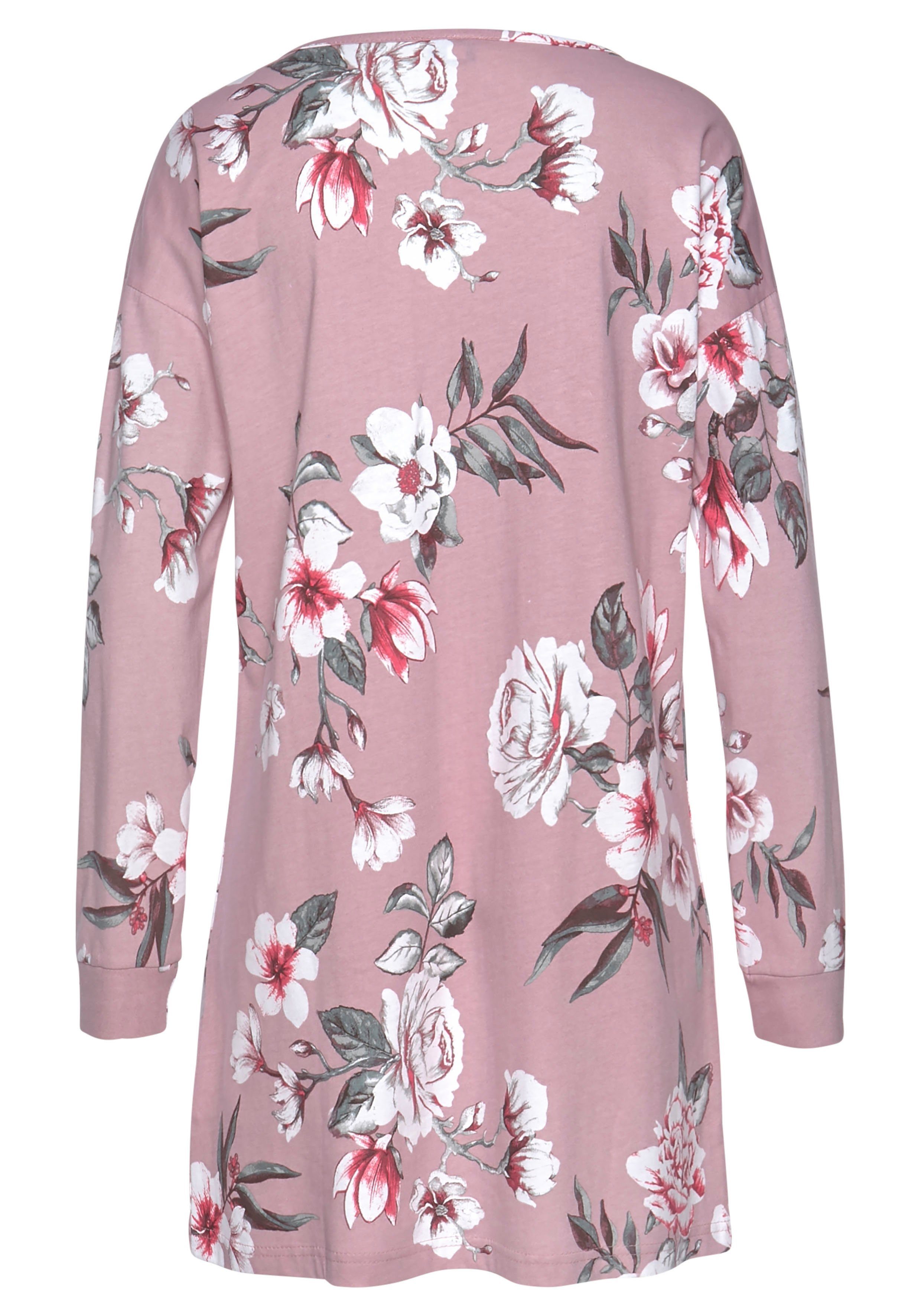 Vivance Dreams Nachthemd met bloemenprint (Set van 2)