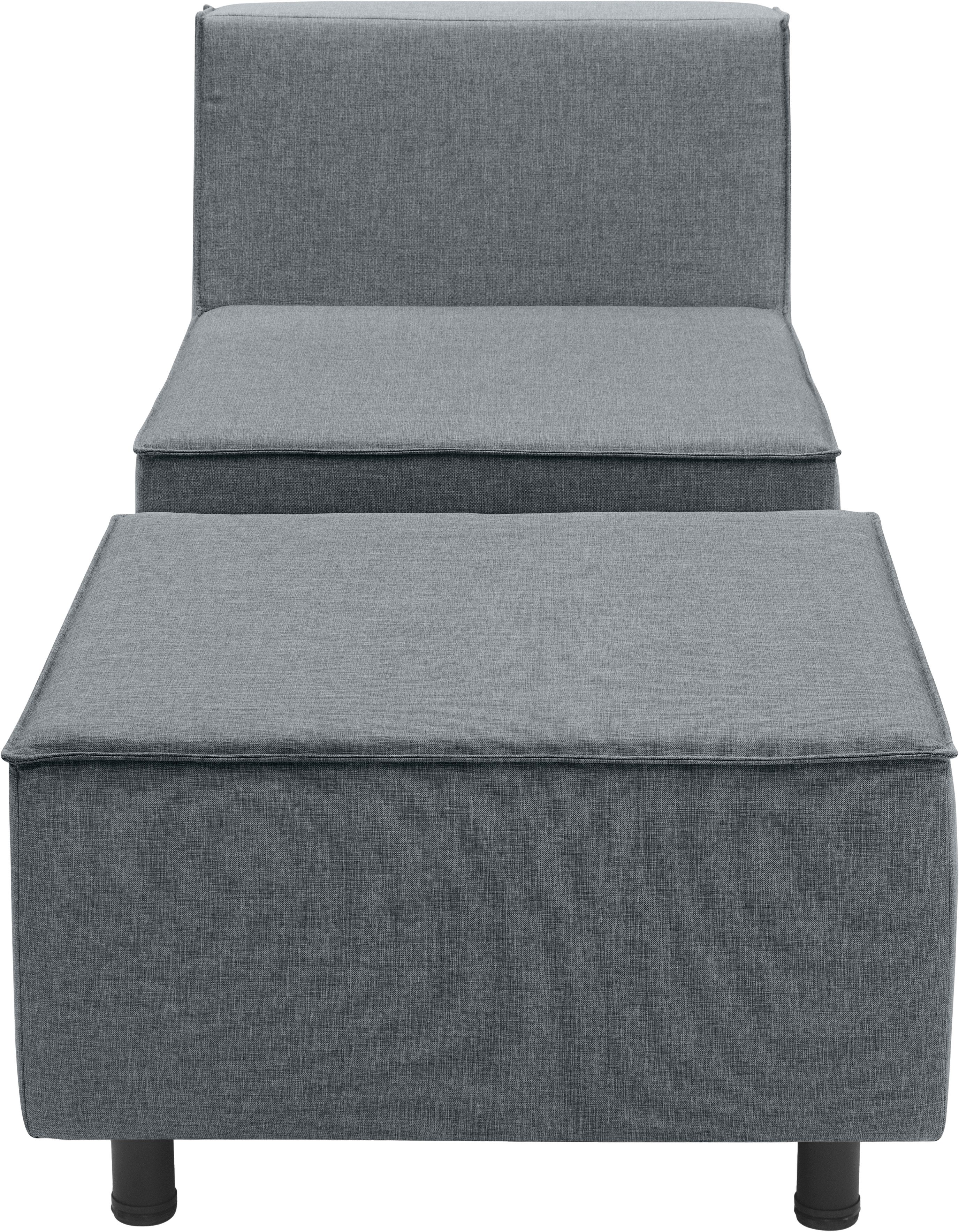 DOMO collection Sofaelement Sonna, individueel samen te stellen Enkele elementen voor terras, tuin en balkon, speciaal voor buiten