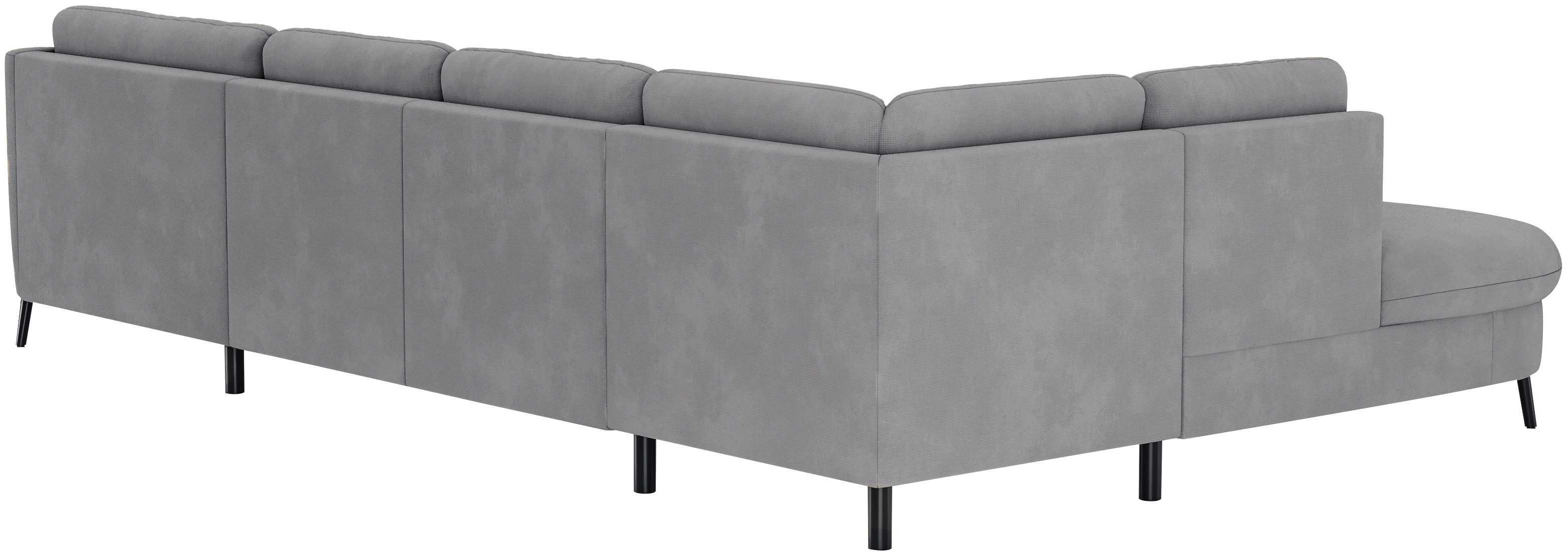 sit&more Zithoek Soul U-model optioneel met bed en bedlade