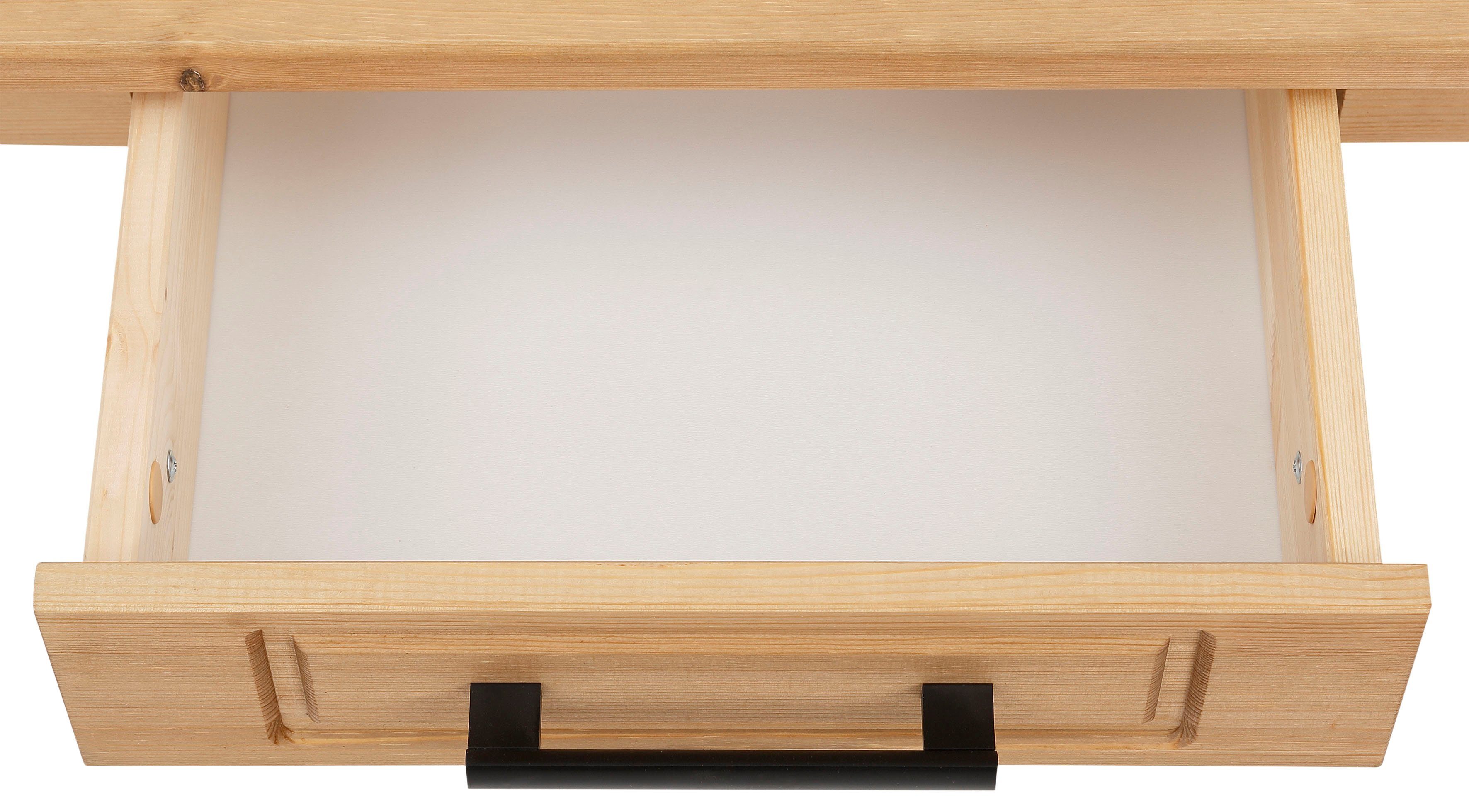Home affaire Eettafel Anabel gemaakt van massief grenen, 6 laden onder het tafelblad, breedte 180 cm