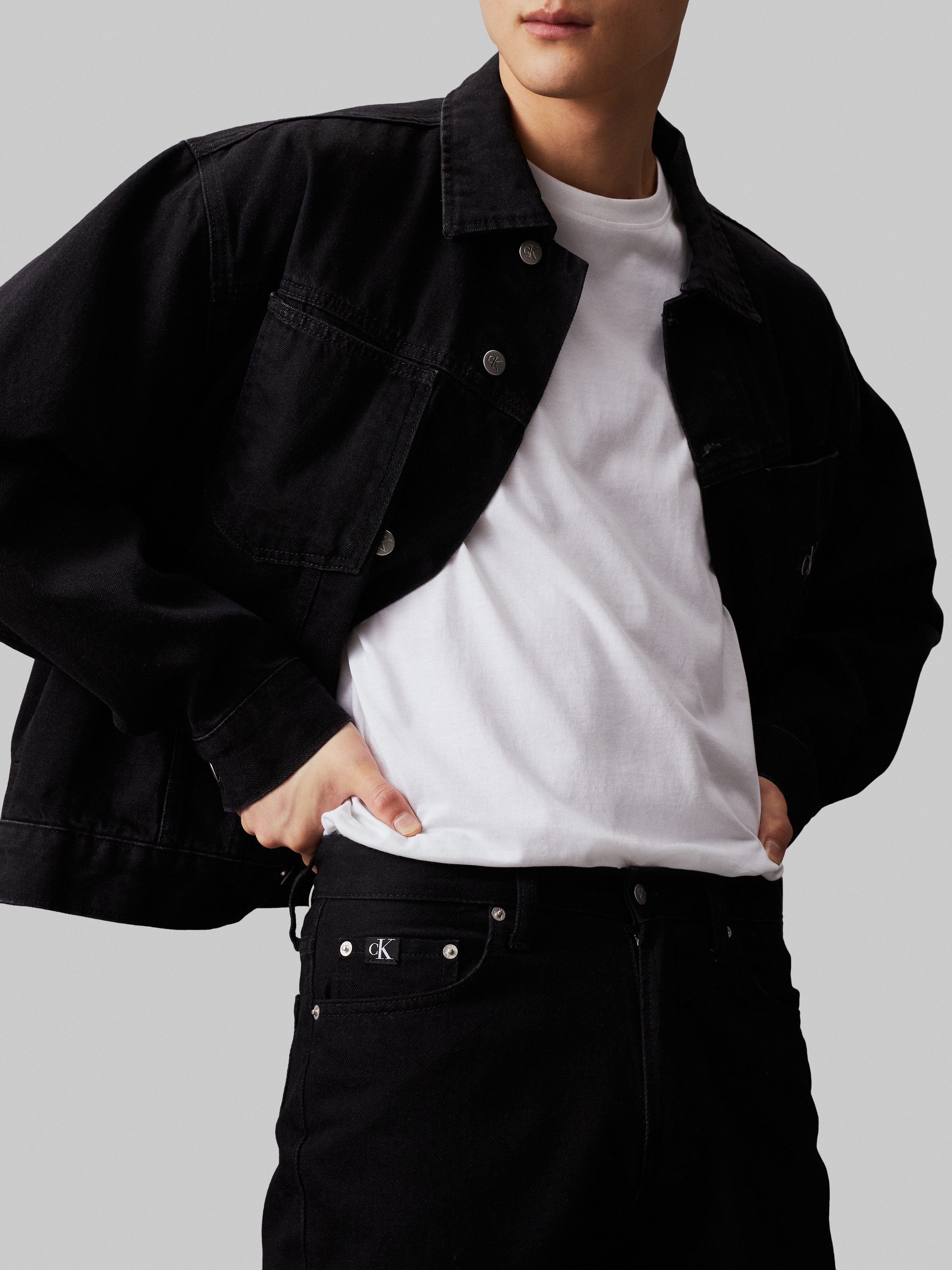 Calvin Klein Regular fit jeans REGULAR TAPER in 5-pocketsstijl