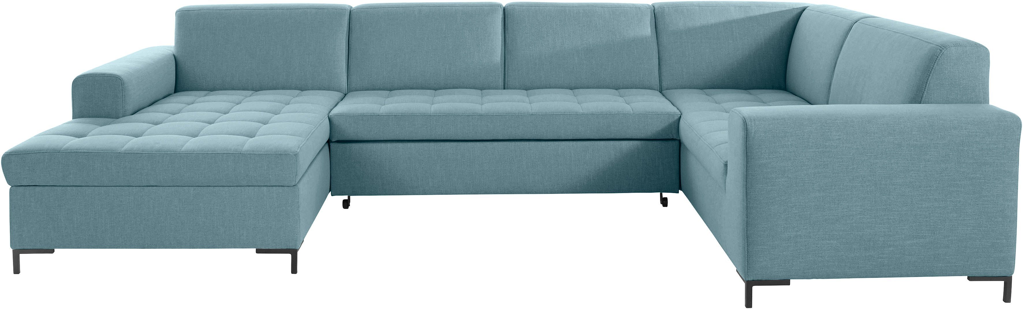 OTTO products Zithoek Grazzo, actuele stiksels in de zitting, veel ruimte, U-vorm, Breedte 332cm
