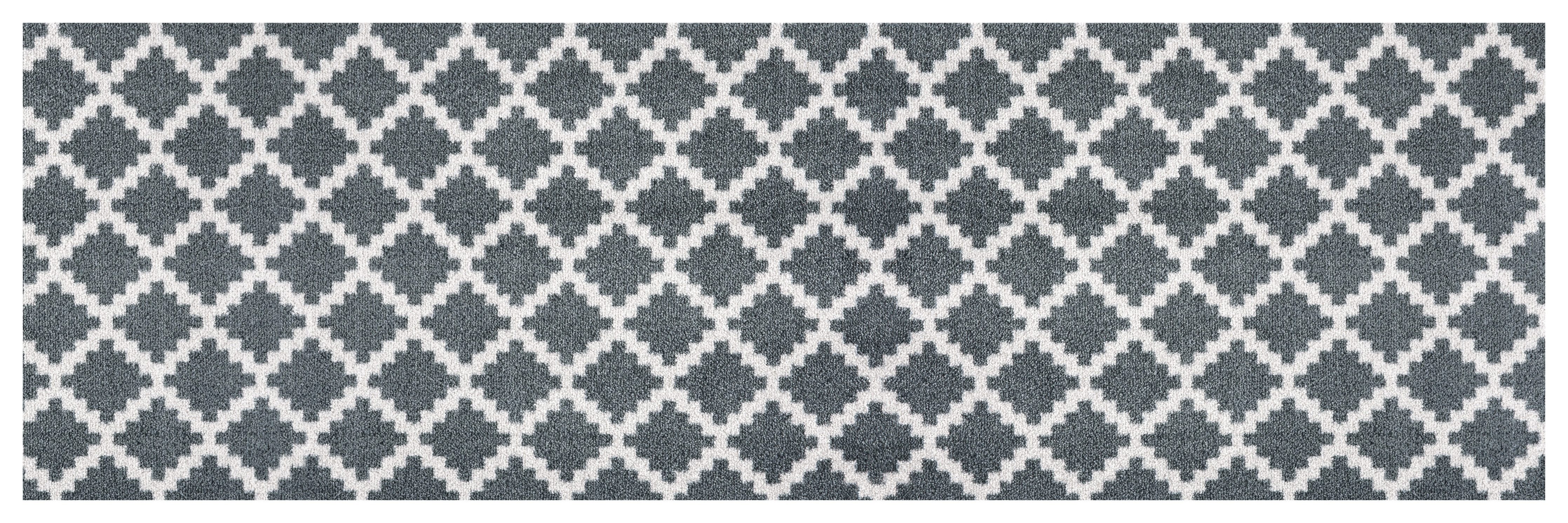 HANSE Home Mat Elegance, deurmat Inloopmat, binnen en buiten, antislip, weerbestendig, deurmat deurmatten maat 50 cm x 150 cm x 7 mm grijs