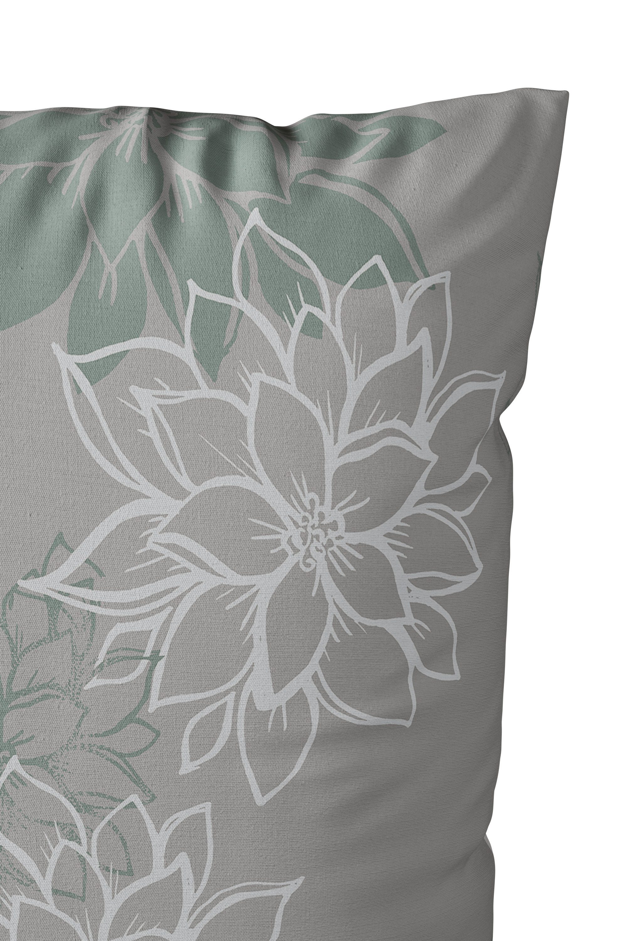 Home affaire Overtrekset Susan in mt. 135x200 of 155x220 cm in verschillende kwaliteiten, romantische dekbedovertrek met bloemen (2-delig)