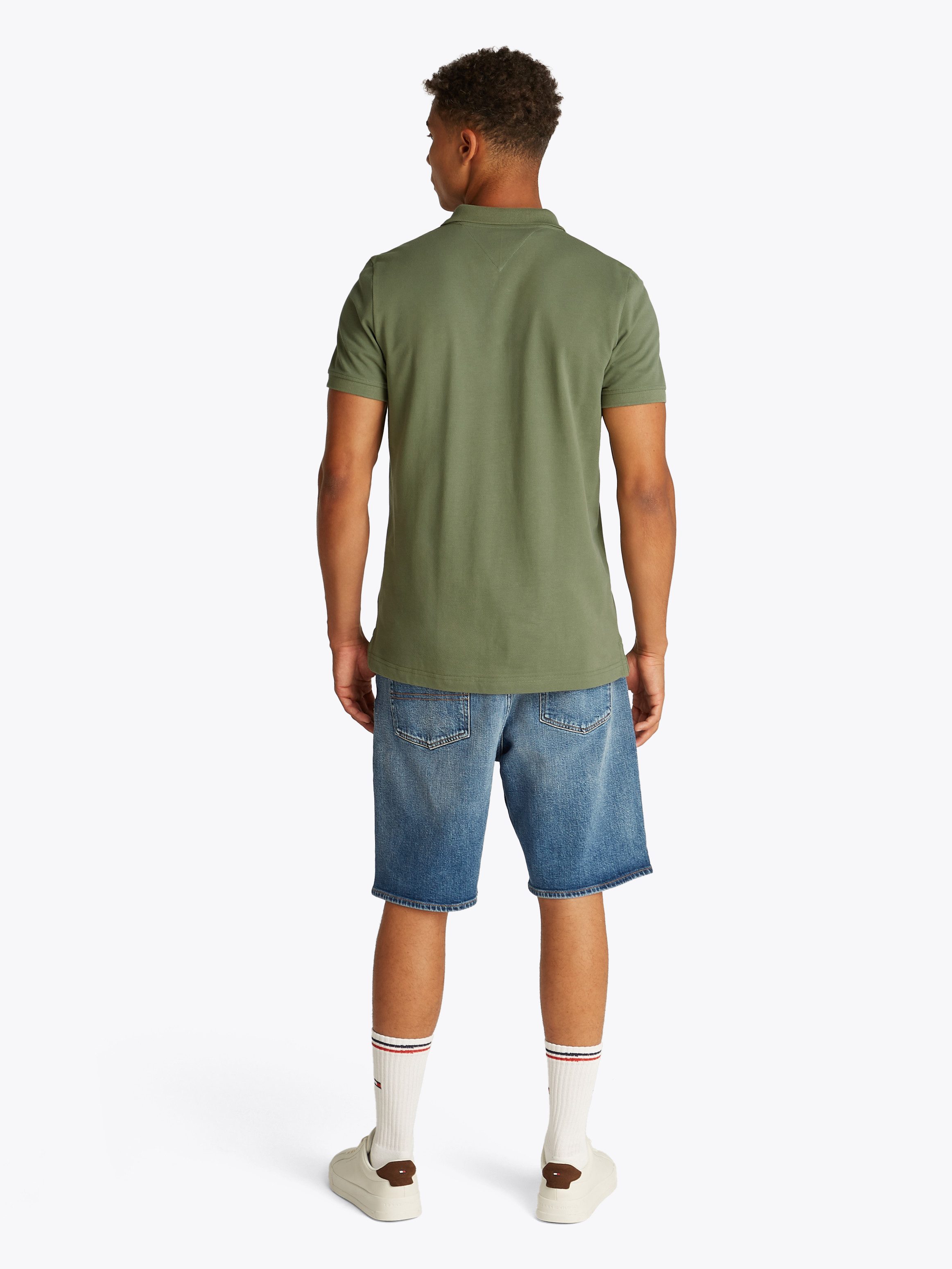 TOMMY JEANS Poloshirt TJM SLIM PLACKET POLO EXT