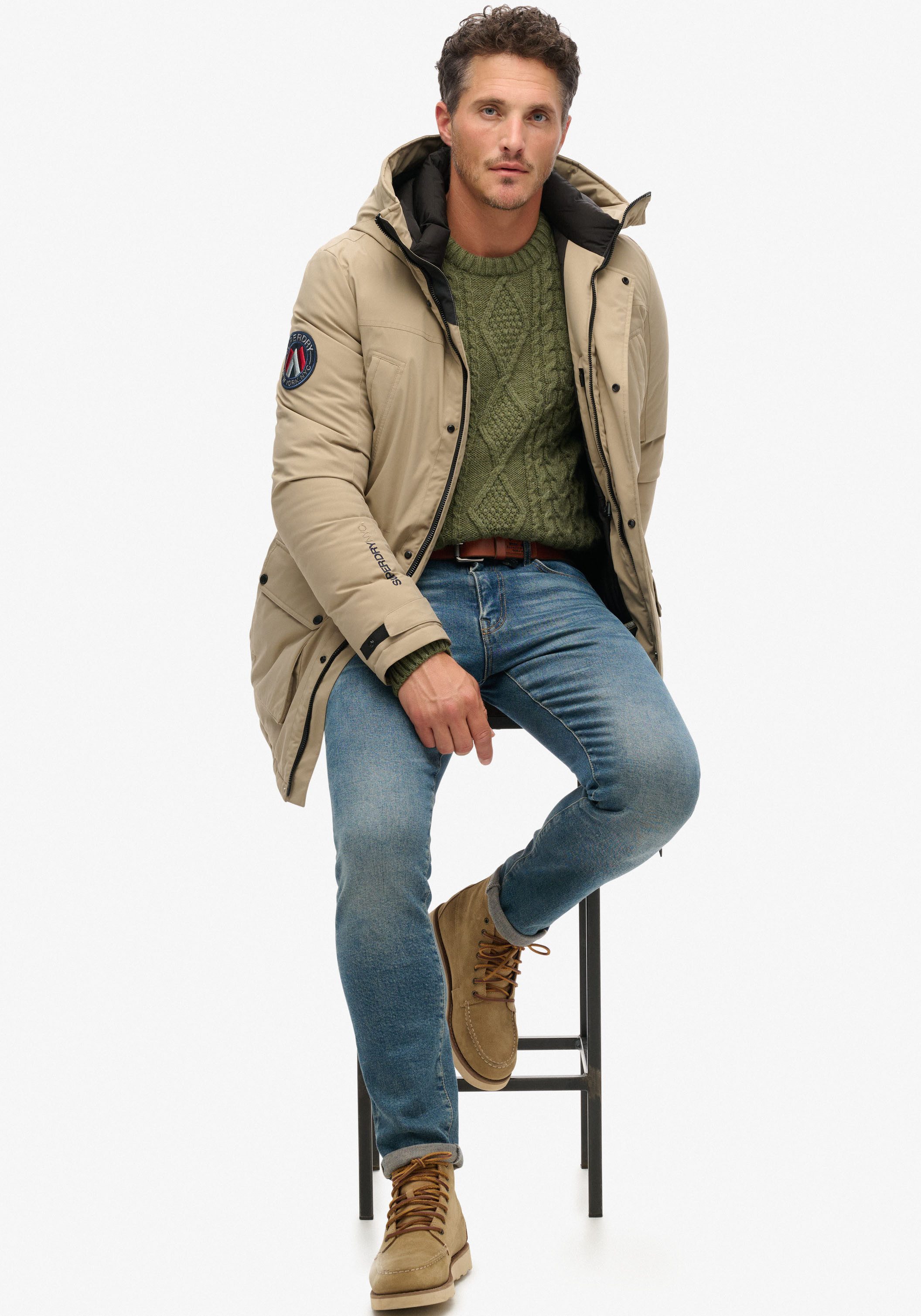 Superdry Gewatteerde jas CITY PADDED PARKA JACKET