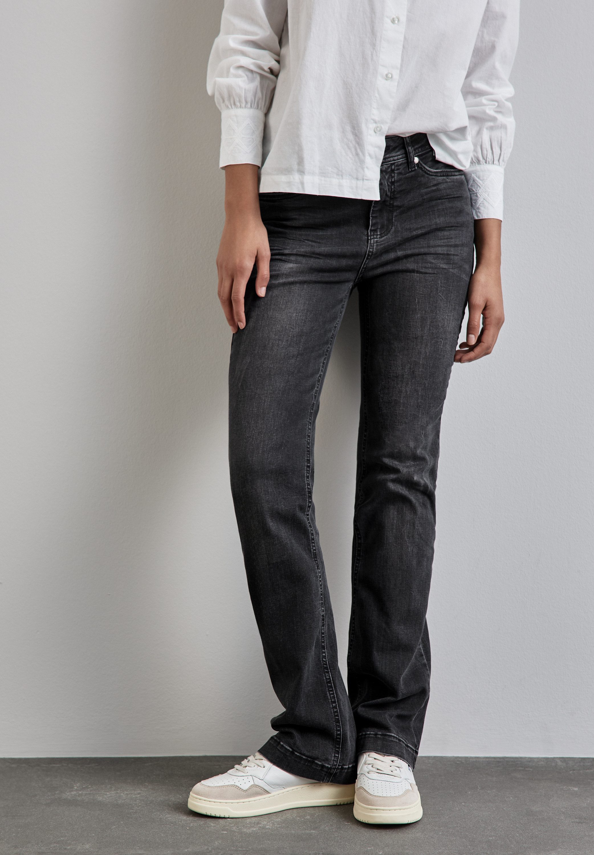 STREET ONE Slim fit jeans met stretch