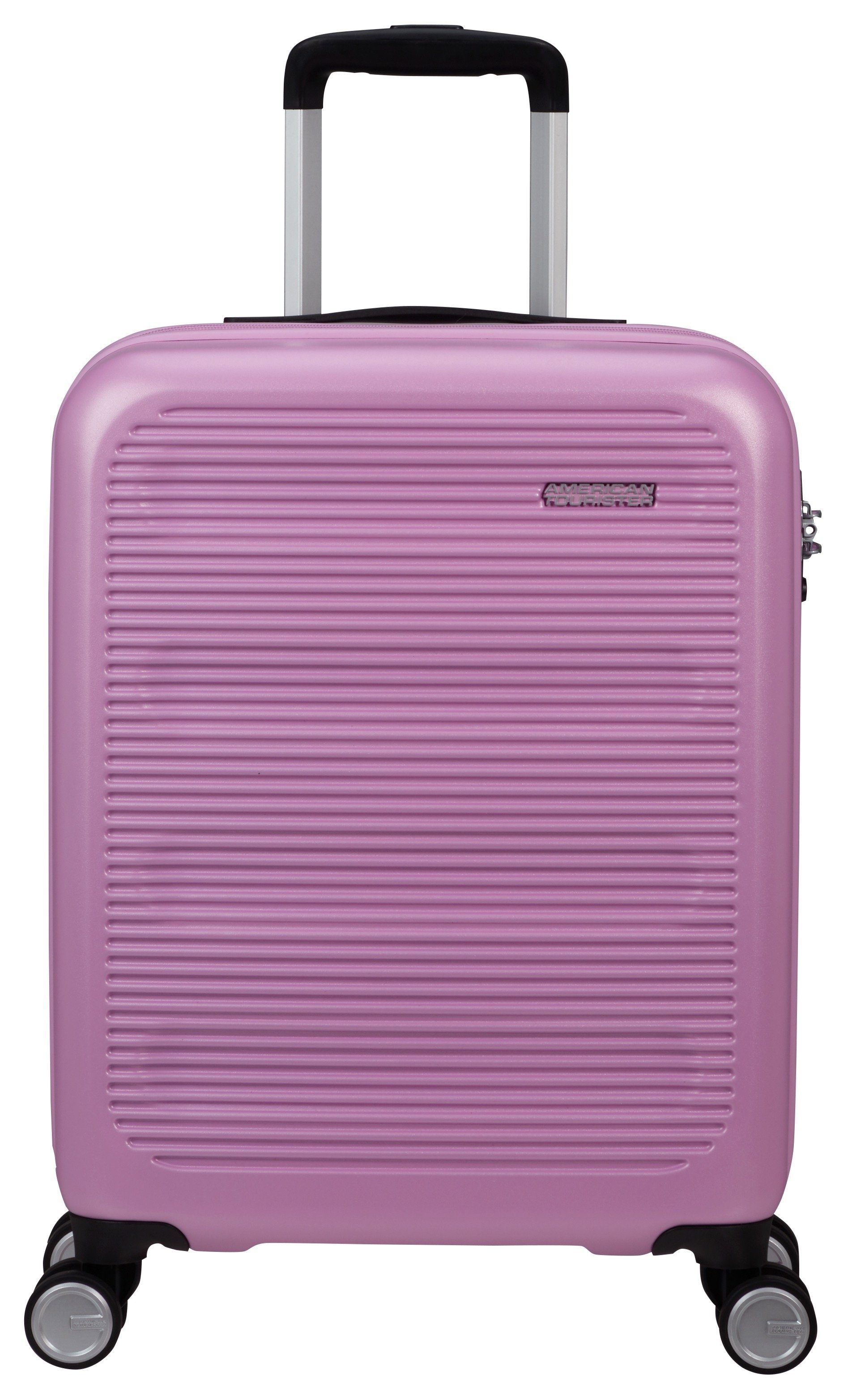 American Tourister Trolley ASTROBEAM 55 Handbagage-koffer reiskoffer met TSA-cijferslot unisex koffers & reistassen maat 55 cm paars