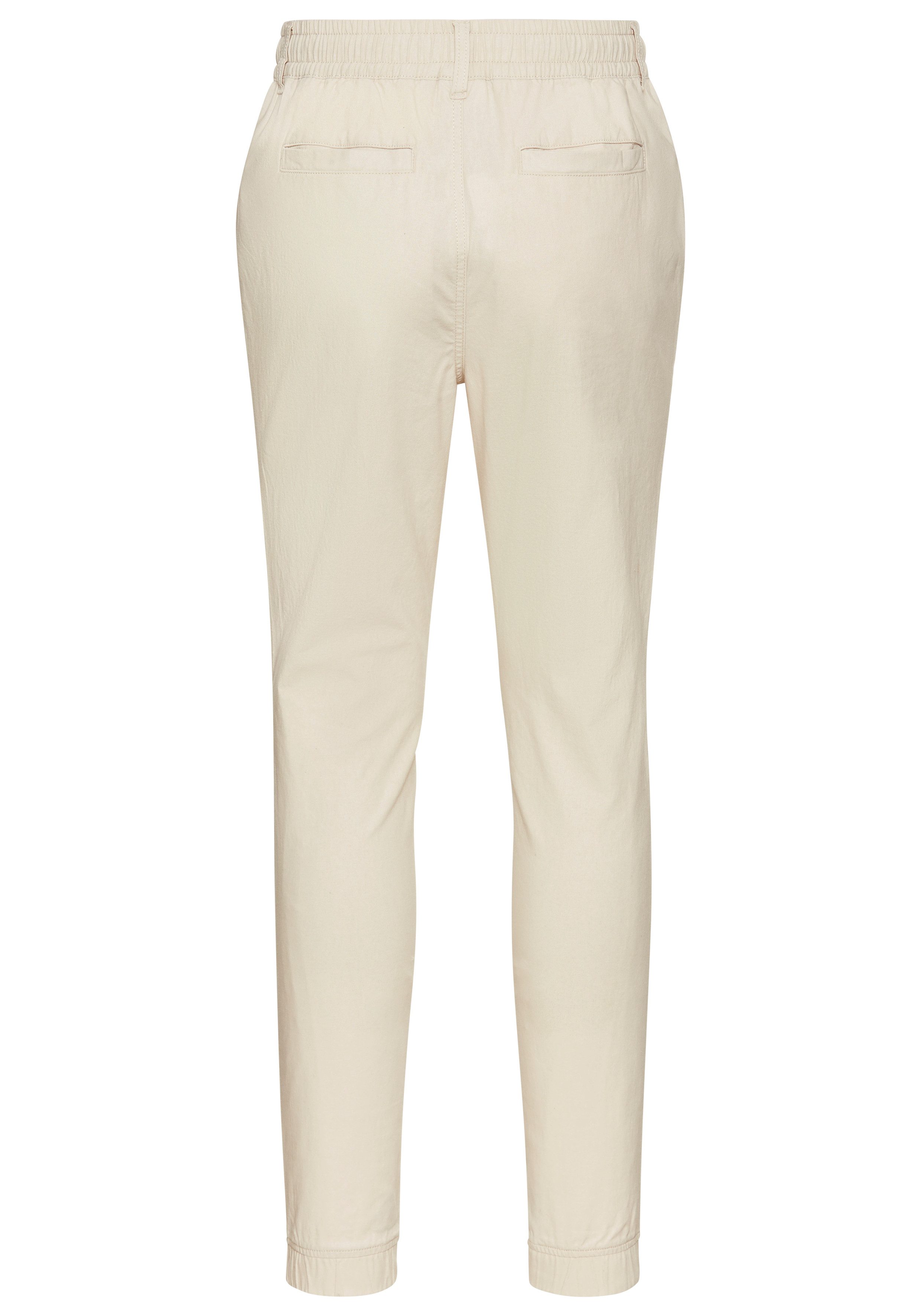 DELMAO Linnen broek Linnenbroek met koord