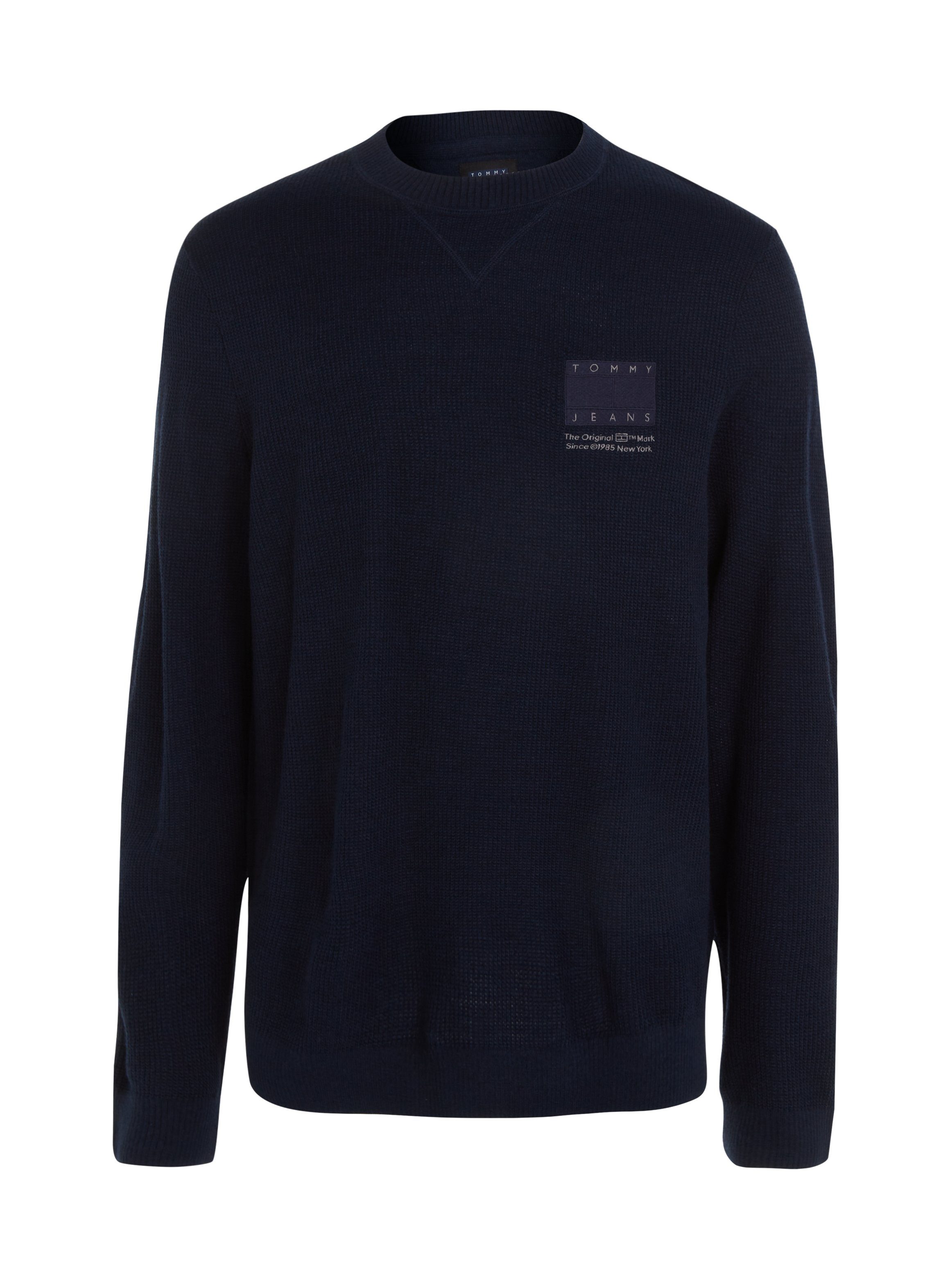 TOMMY JEANS Gebreide trui TJM REG STRCT TONAL FLAG SWEATER