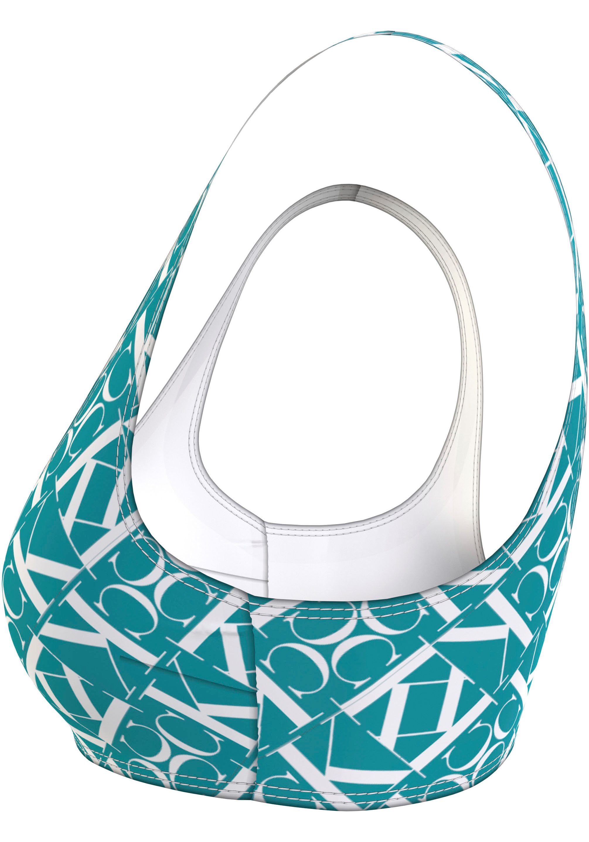 Calvin Klein Swimwear Bandeau-bikinitop BRALETTE-RP-PRINT met all-over print