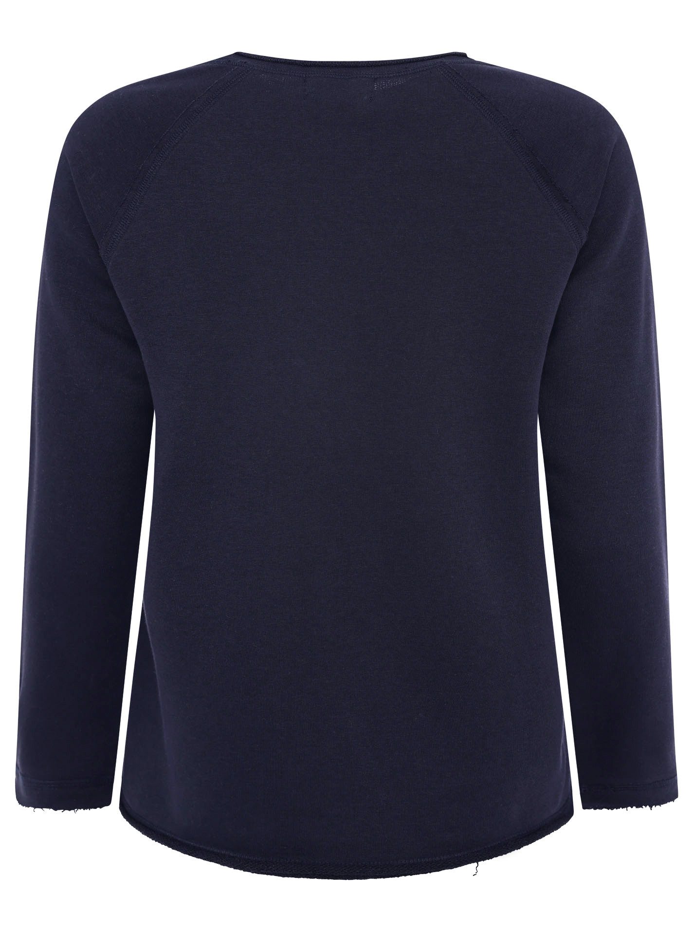 Zwillingsherz Sweatshirt Moin Noordzee met used-look randen