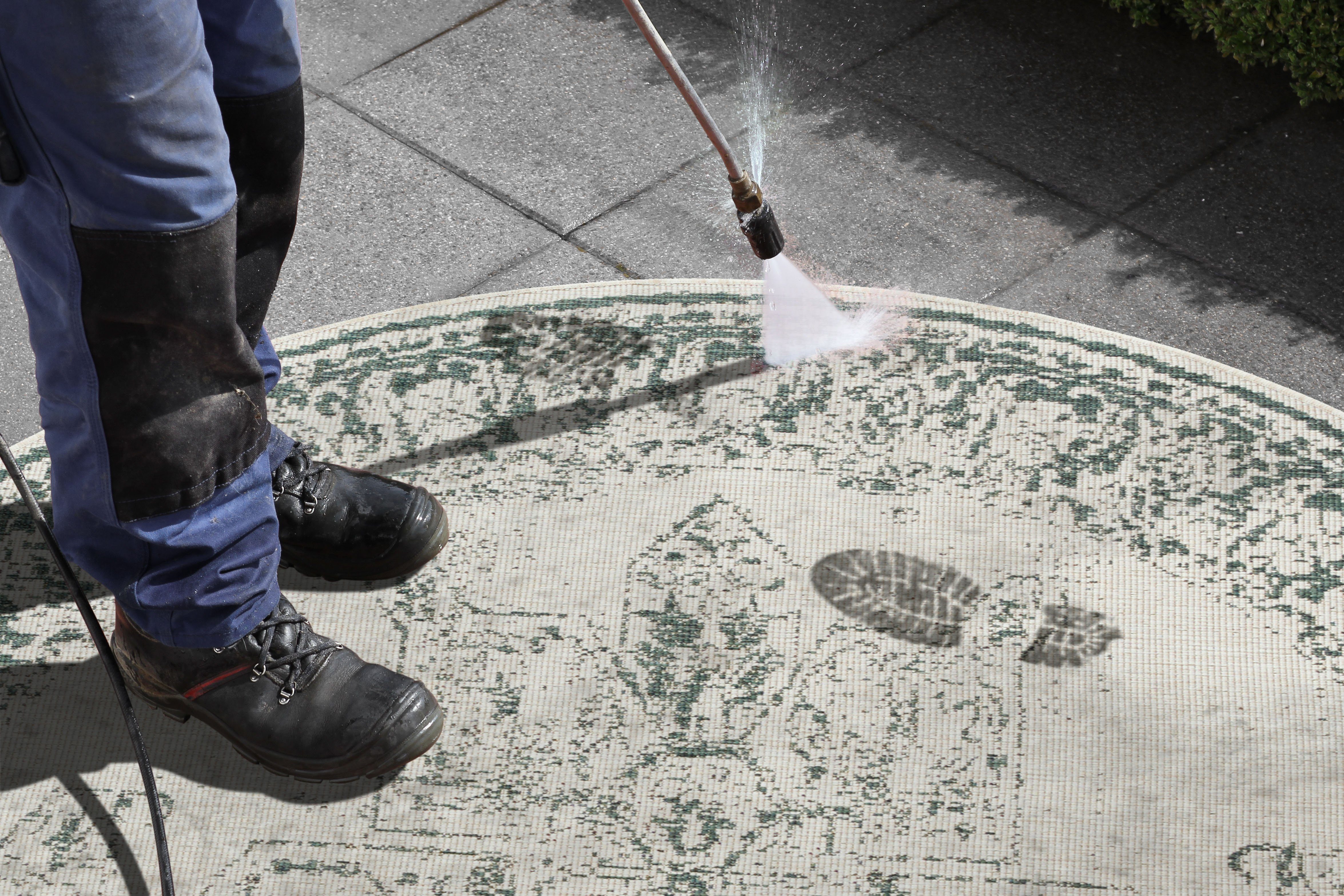 NORTHRUGS Vloerkleed Borbon tweezijdig te gebruiken kleed Geschikt voor binnen en buiten, weerbestendig, balkon, tuin, woonkamer, waterbestendig