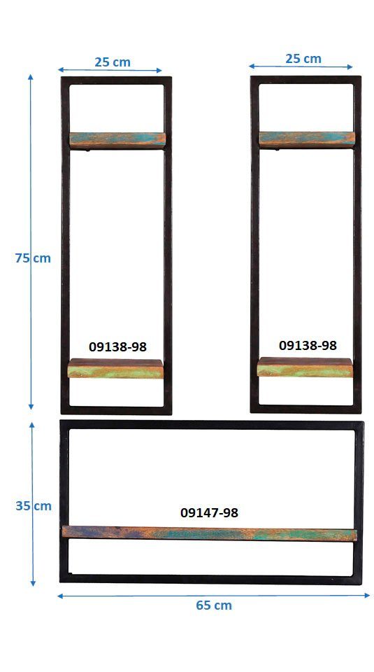 SIT Wandplank Riverboat (set)