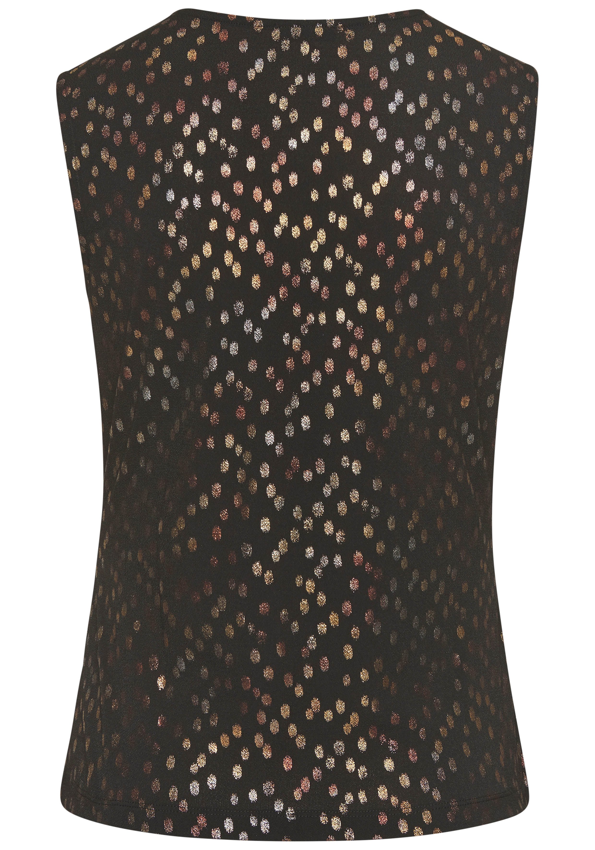 Lascana Tanktop in wikkel-look blousetop met alloverprint en zijraffing