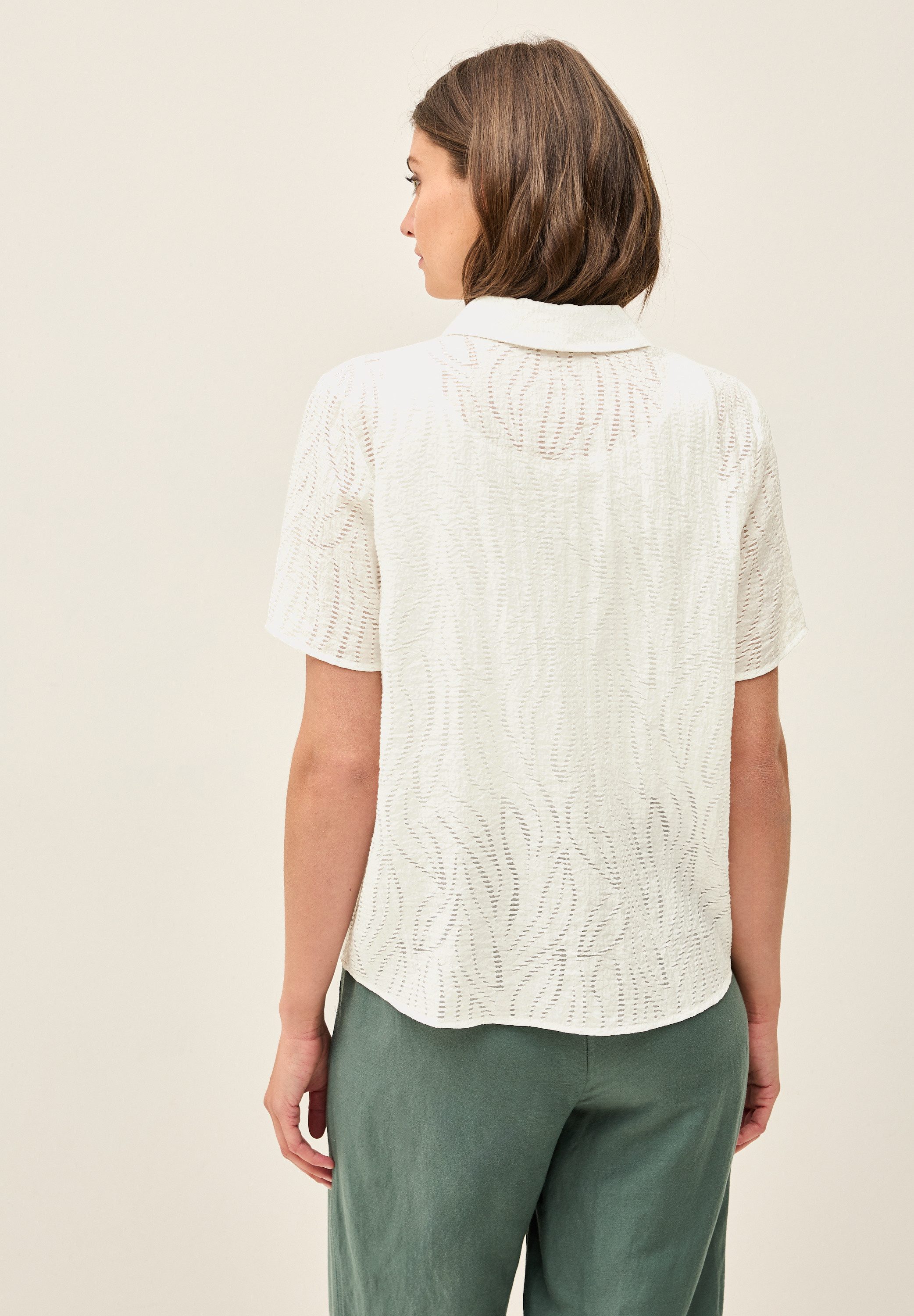 Cecil Overhemdblouse met lichte structuurpatroon