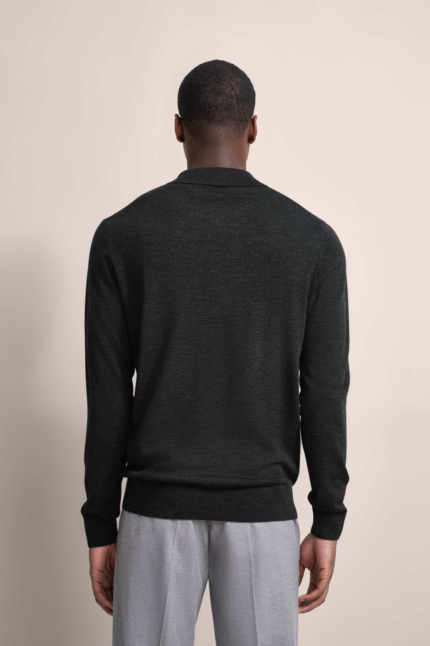 Bugatti Poloshirt met lange mouwen in een moderne look